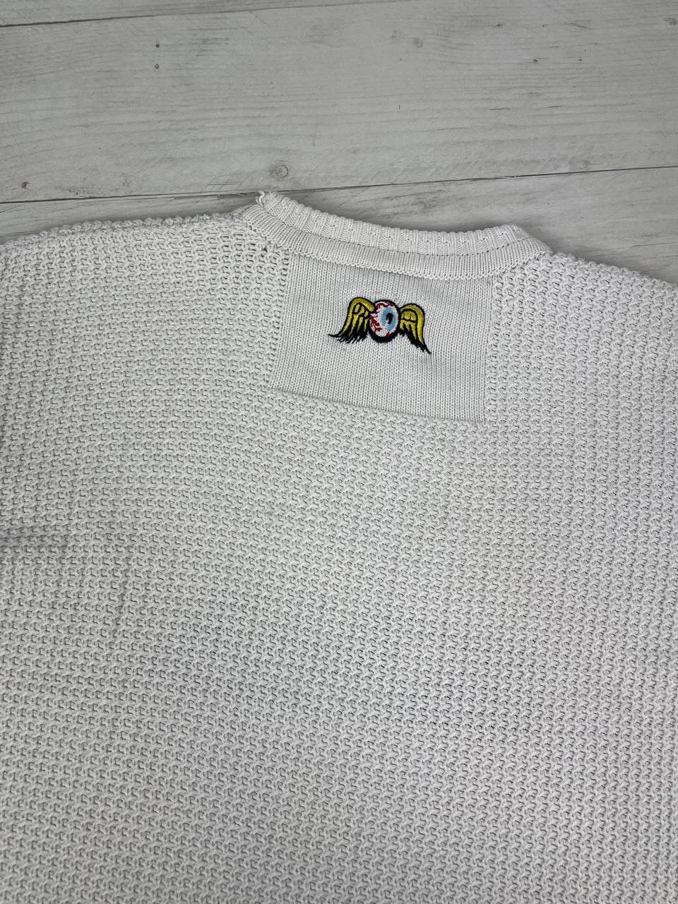 Von Dutch Vintage Von Dutch Big Logo Knit Sweater 90s Size US L / EU 52-54 / 3 - 21 Thumbnail