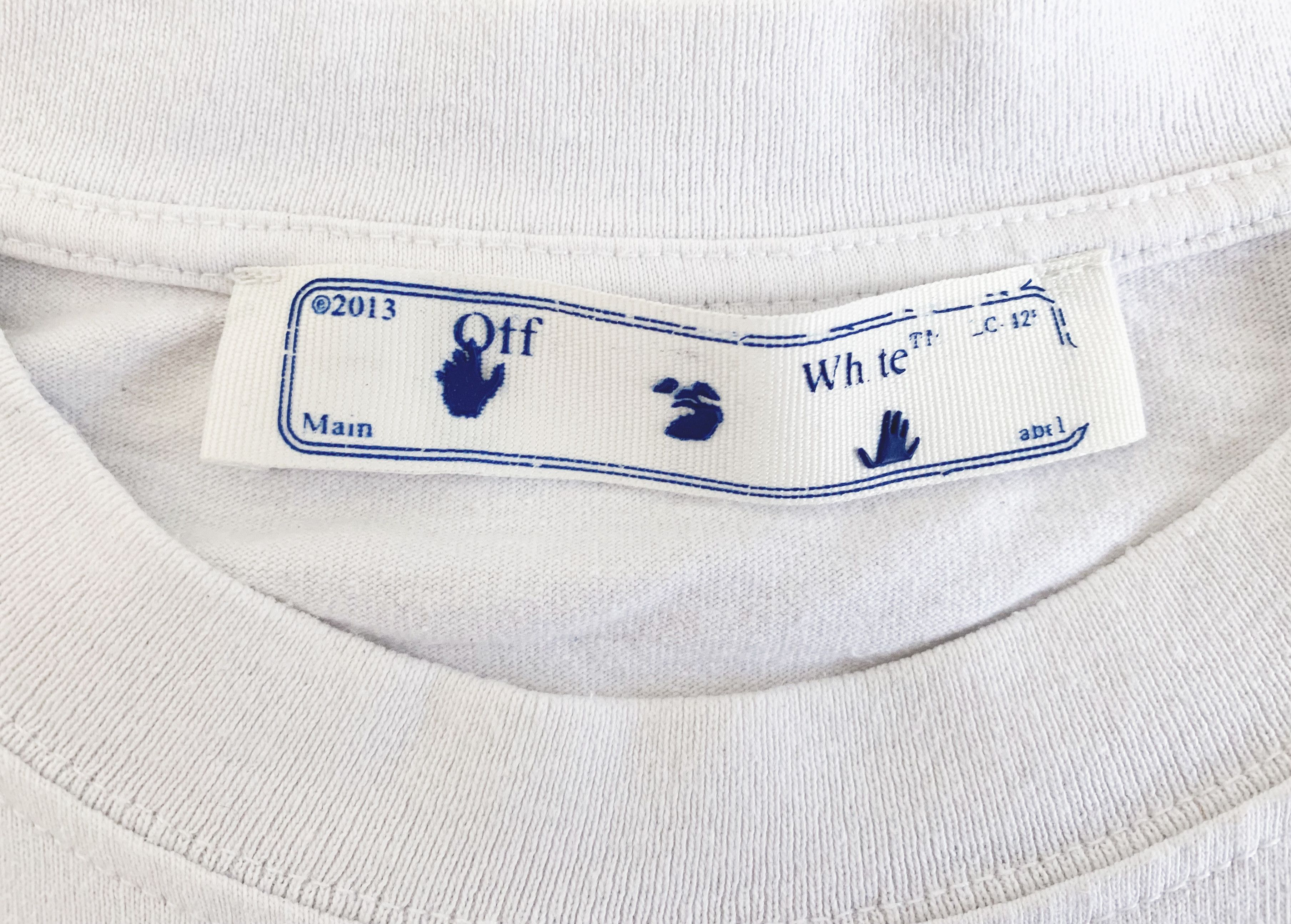 Virgil Abloh OFF WHITE Virgil Abloh 2013 Adam is Eve Man's Collection Tee Size US L / EU 52-54 / 3 - 6 Thumbnail