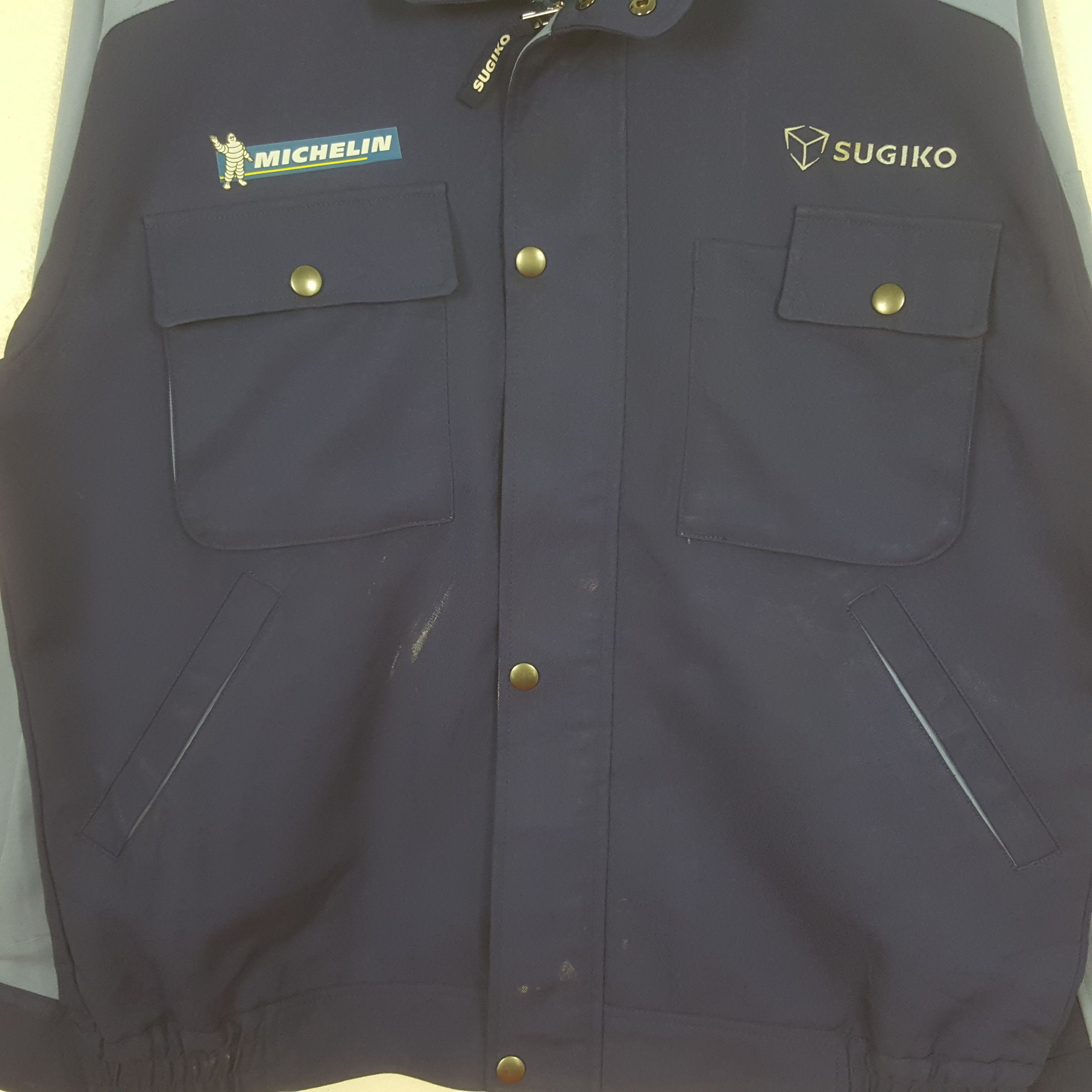 Vintage Vintage Michelin Racing Tyre Work Jacket C324N5 Size US L / EU 52-54 / 3 - 4 Thumbnail