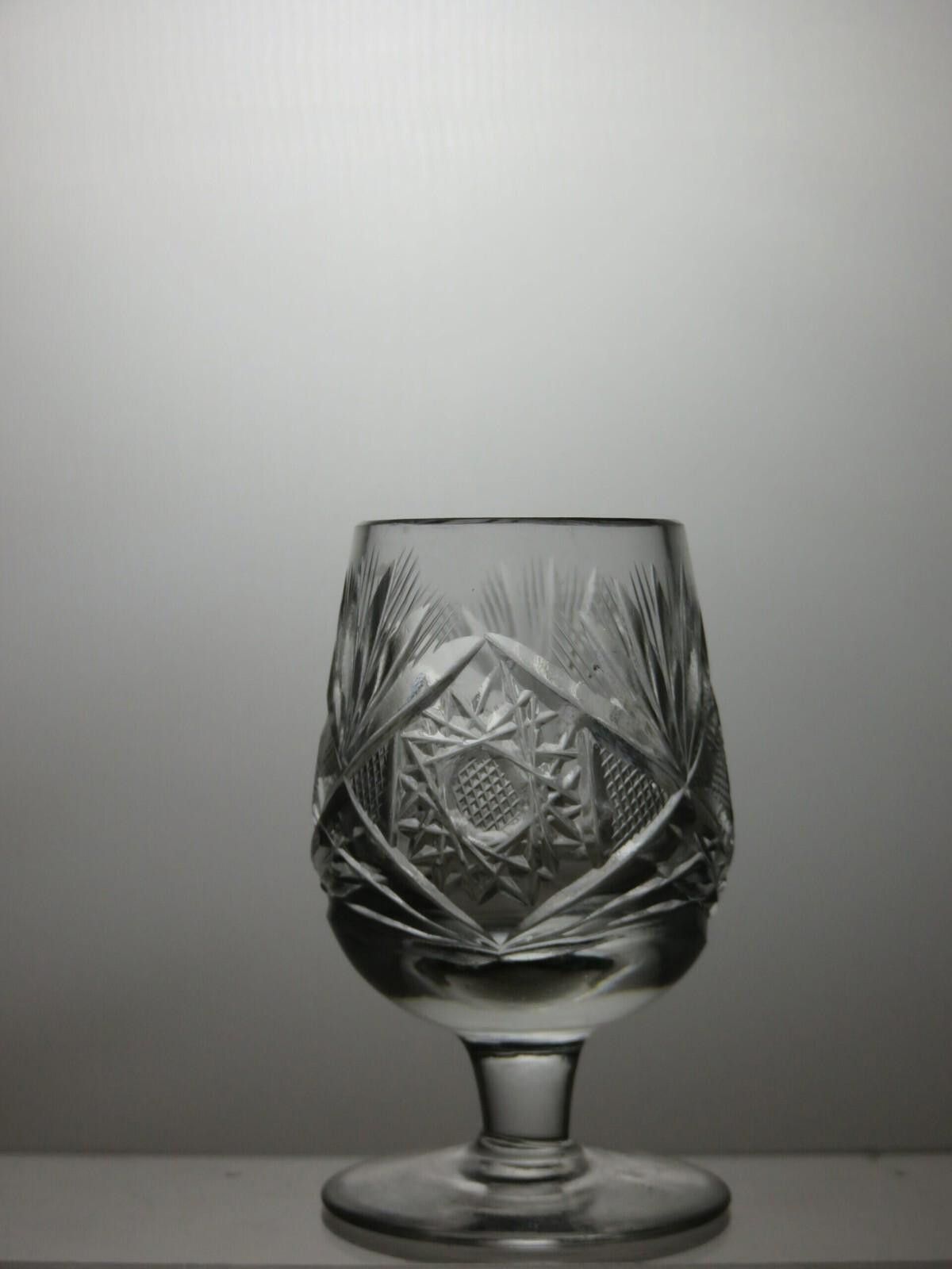 Poeme Bohemien Bohemia Crystal Hobstar Cut Glass Set Of 6 Shot Glasses Size ONE SIZE - 3 Thumbnail