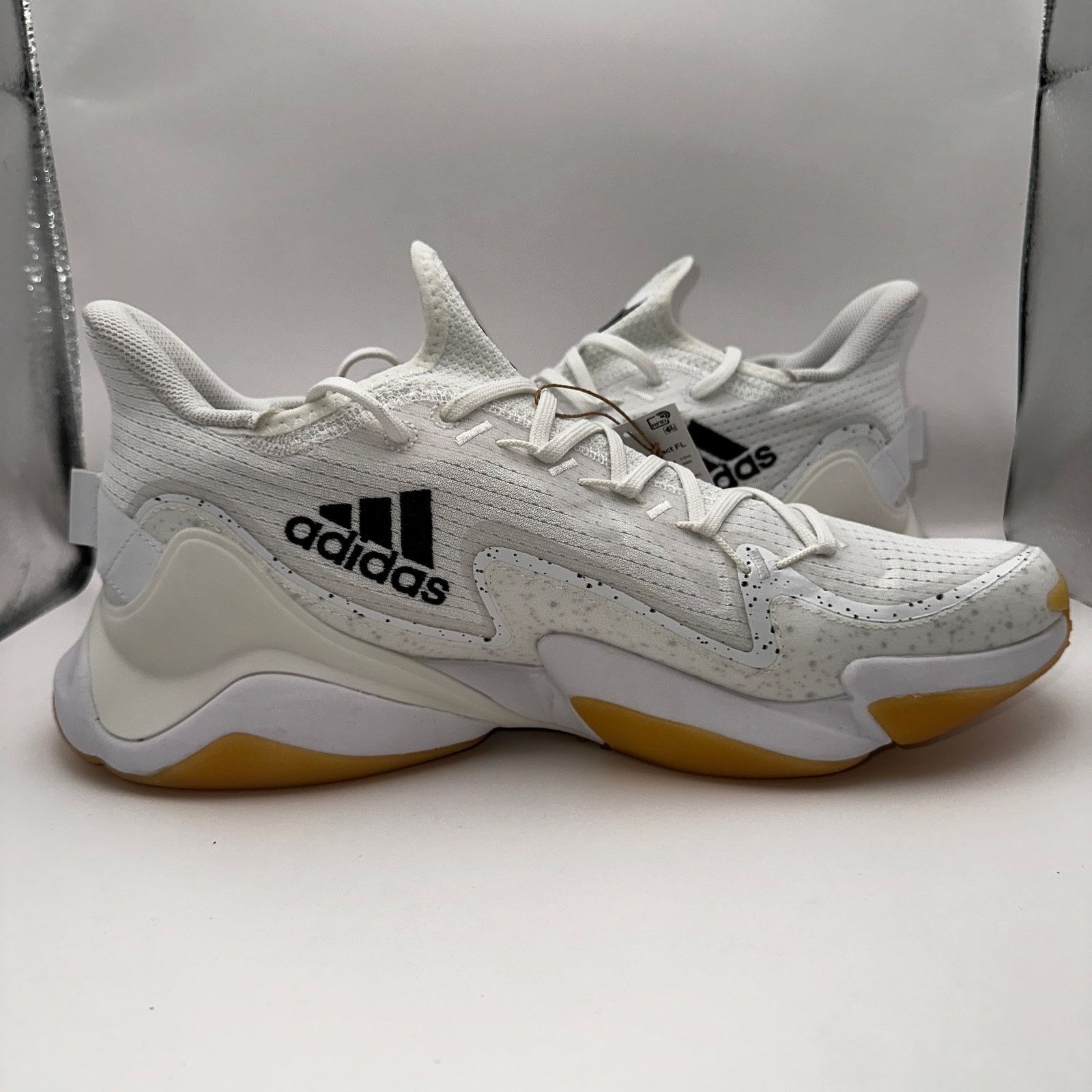 Adidas Adidas Mahome 1 Impact FL White Gum Basketball Shoes Size 14 Size US 14 / EU 47 - 3 Thumbnail