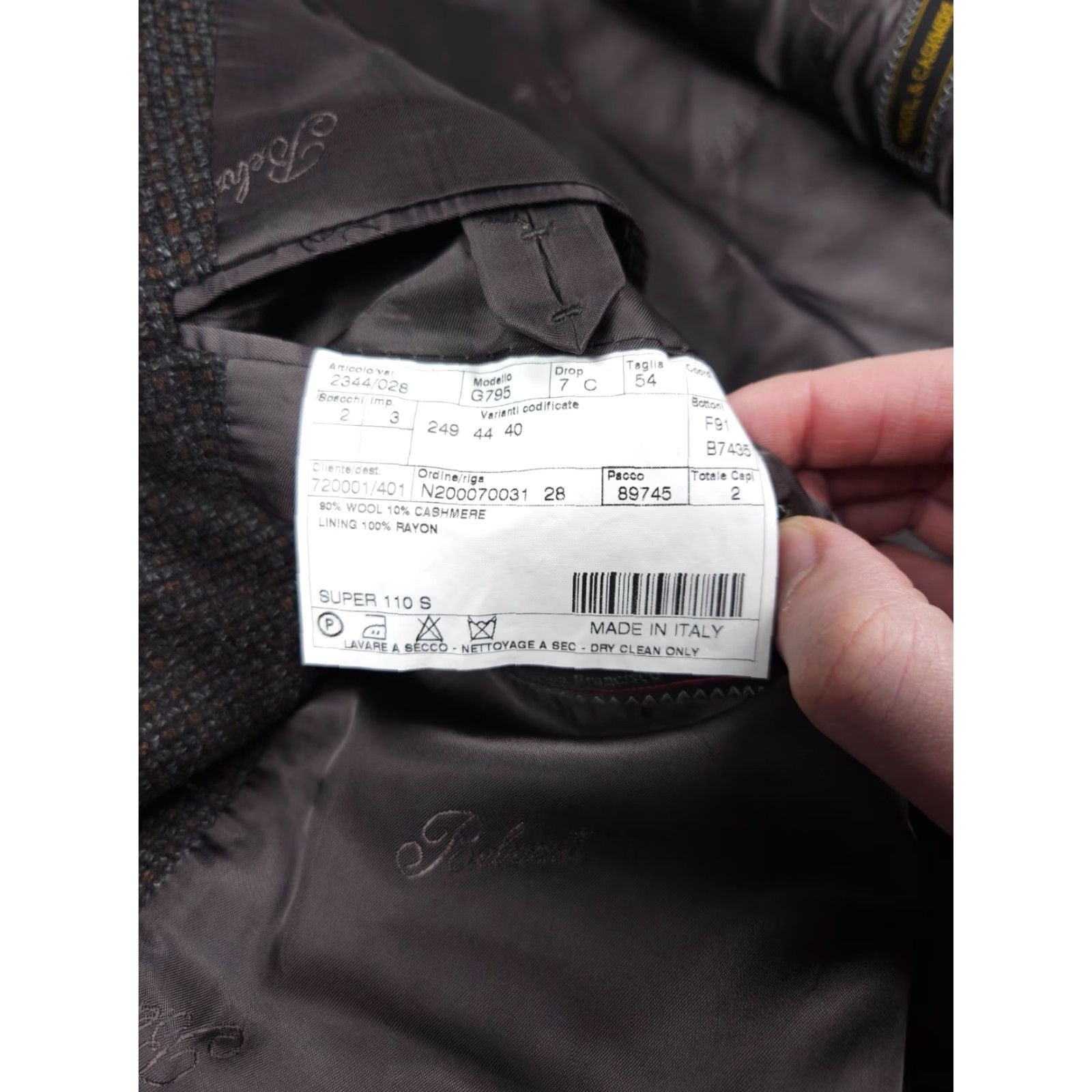 Vintage Belvest Blazer Jacket Men's 54 Gray Wool Cashmere Blend Italy Blazer 44" Chest Three-Button Single-Breasted Casual Business Formal Travel Size US L / EU 52-54 / 3 - 7 Thumbnail