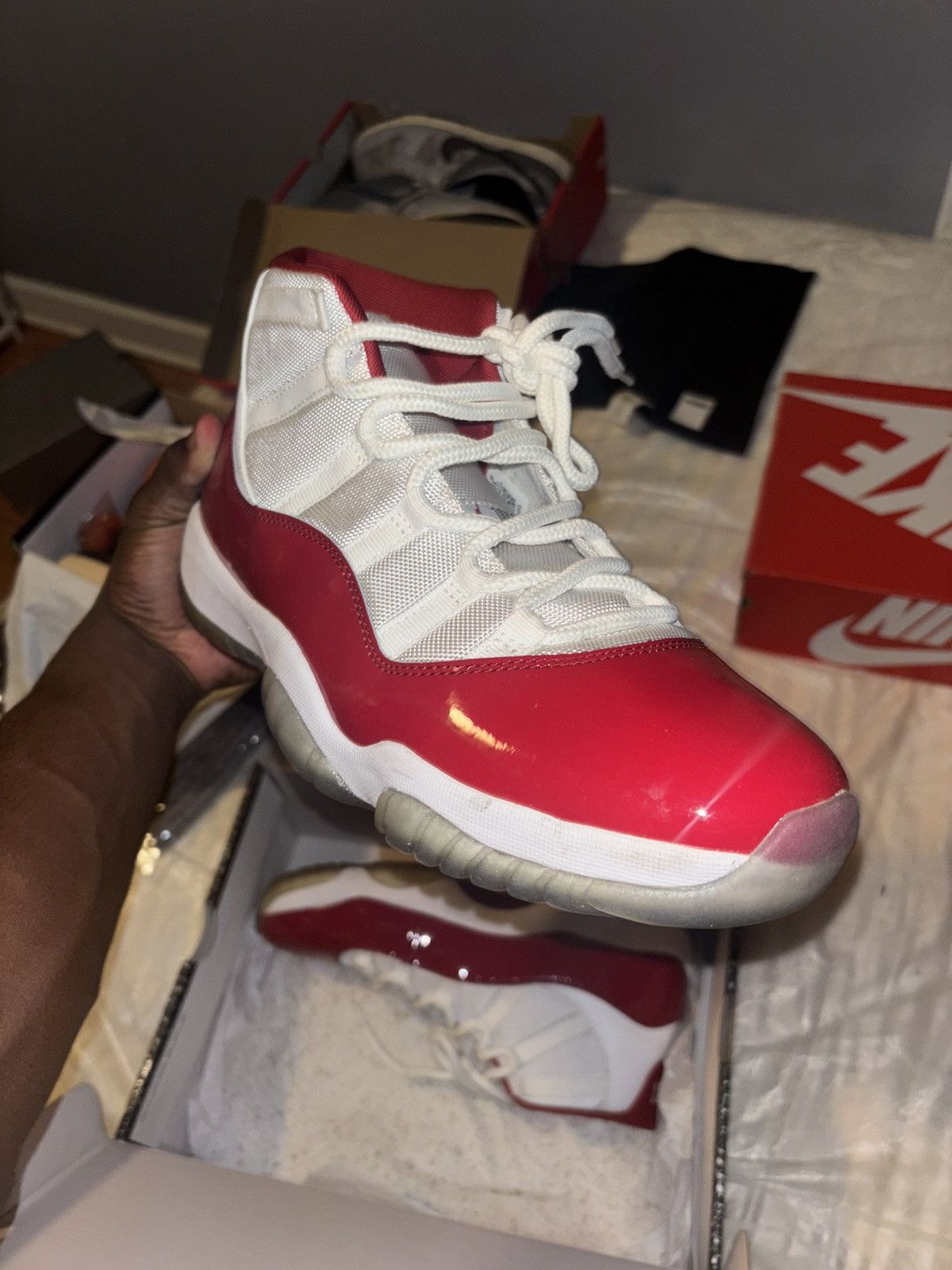 Jordan Brand Nike Air Jordan 11 Retro "Cherry" Size US 12 / EU 45 - 2 Thumbnail