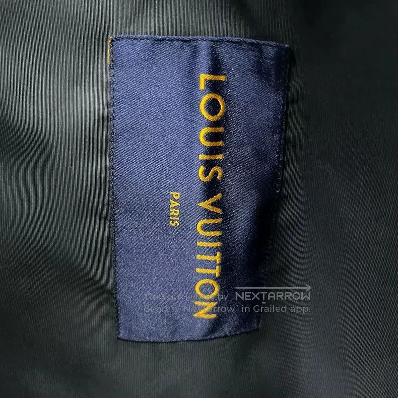 Louis Vuitton Louis Vuitton Dark Blue Full Print Hooded Long Sleeve Wind Size US M / EU 48-50 / 2 - 2 Thumbnail