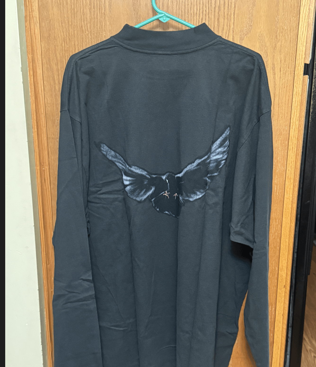 Balenciaga × Gap × Yeezy NIB Yeezy GAP Black Dove Long Sleeve sz L Size US L / EU 52-54 / 3 - 3 Thumbnail