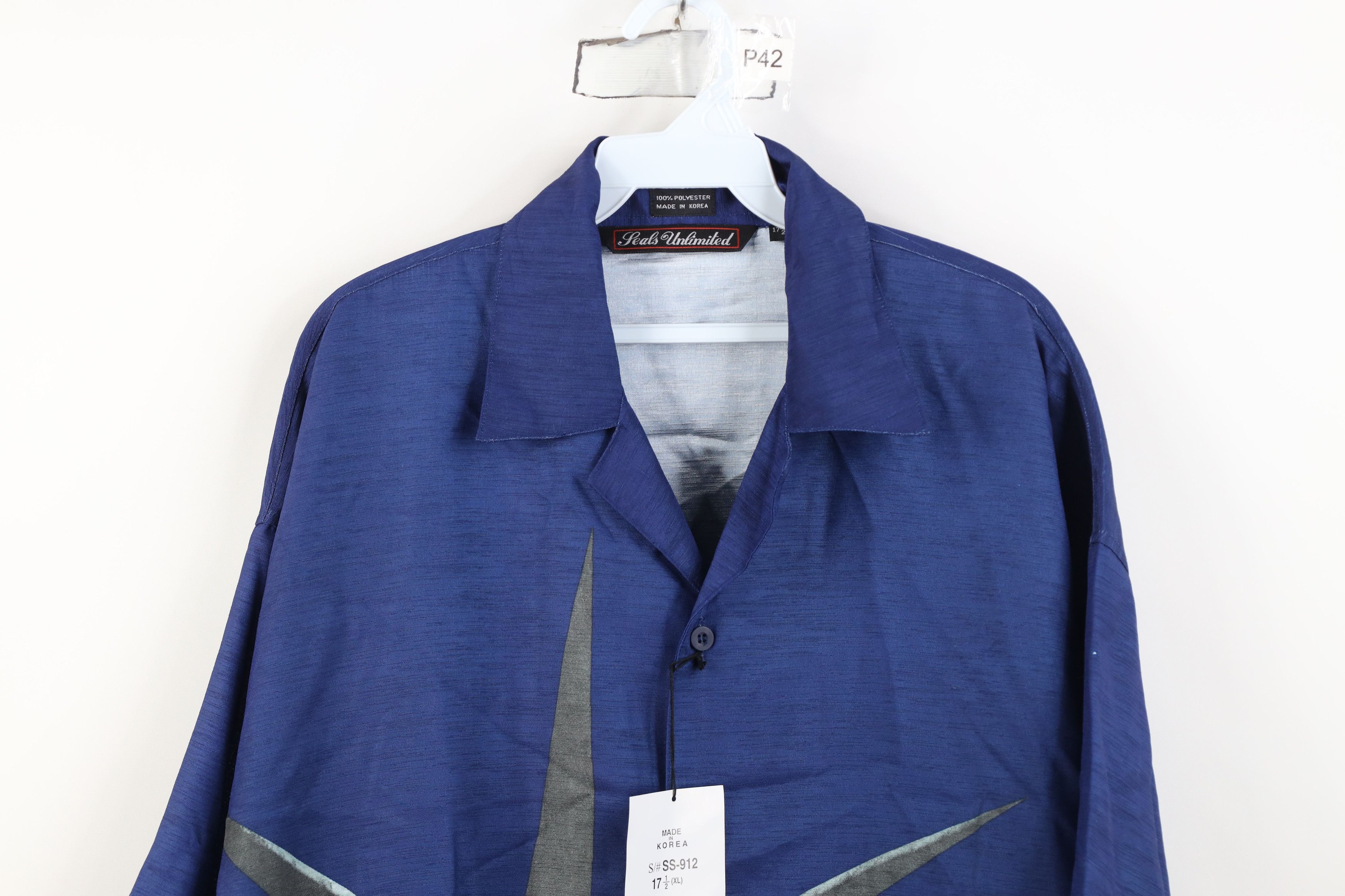 Vintage Deadstock Vintage 90s Y2K Statue of Liberty Button Shirt Size US L / EU 52-54 / 3 - 2 Thumbnail