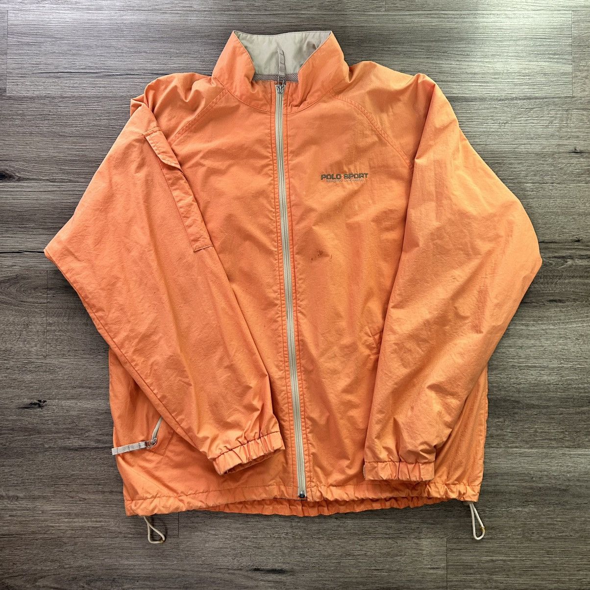 Polo Ralph Lauren 90’s Polo Sport Nylon Windbreaker - Orange Size US M / EU 48-50 / 2 - 1 Thumbnail