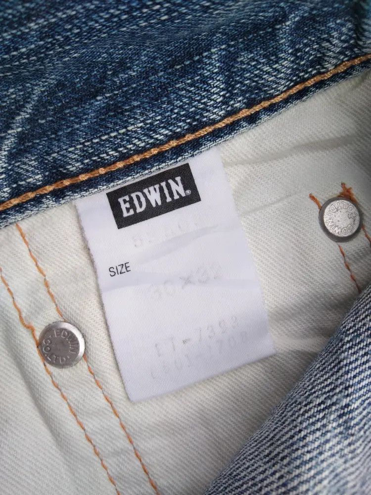 Japanese Brand Vintage Edwin Distressed Jeans 30x32 Size US 30 / EU 46 - 8 Thumbnail