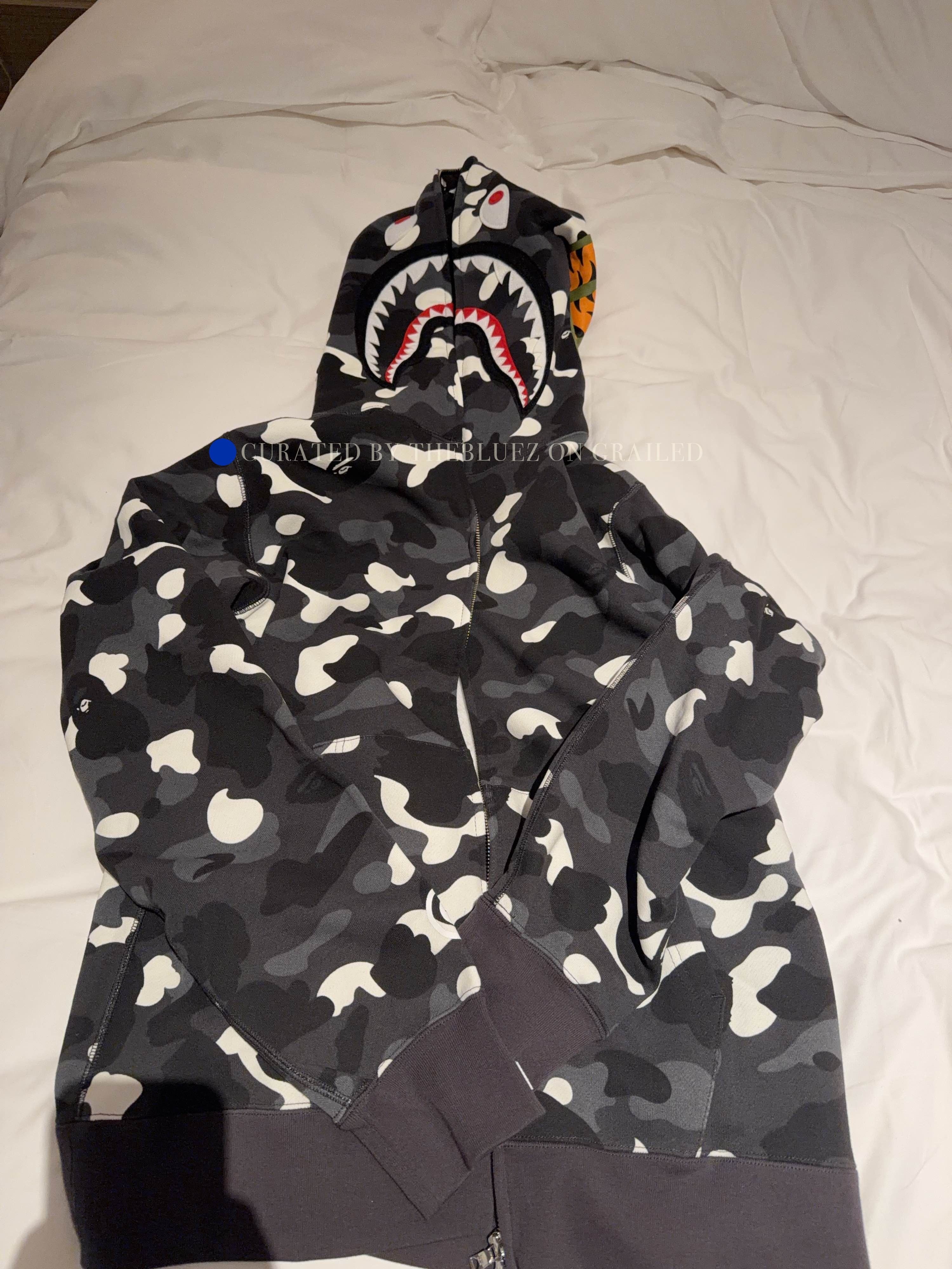 Bape Shark Camo Full Zip Hoodie in Multi Size US L / EU 52-54 / 3 - 1 Thumbnail