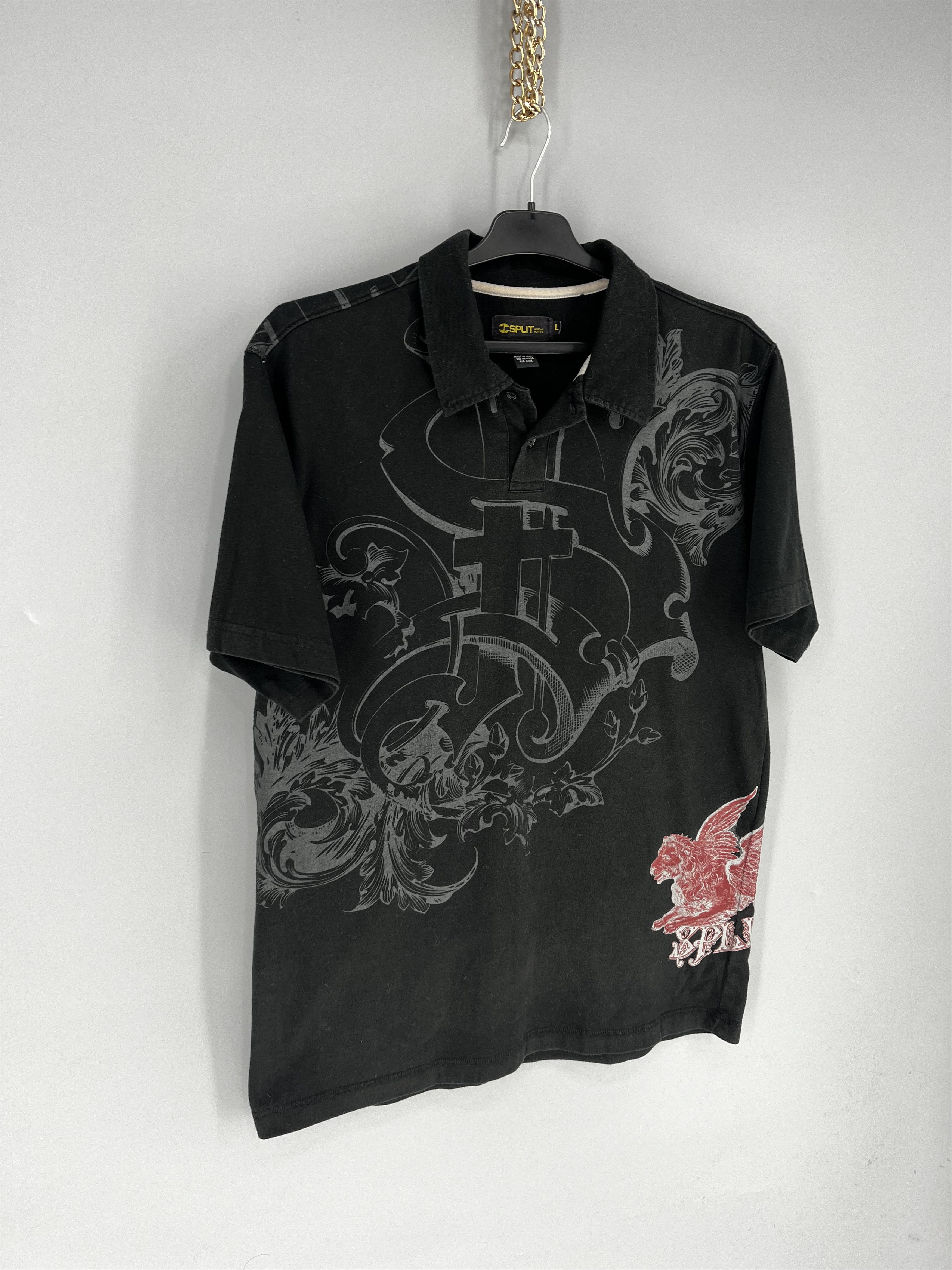 Affliction Split Vintage Affliction Style Y2K Goth Emo Style Skategang Size US L / EU 52-54 / 3 - 2 Thumbnail
