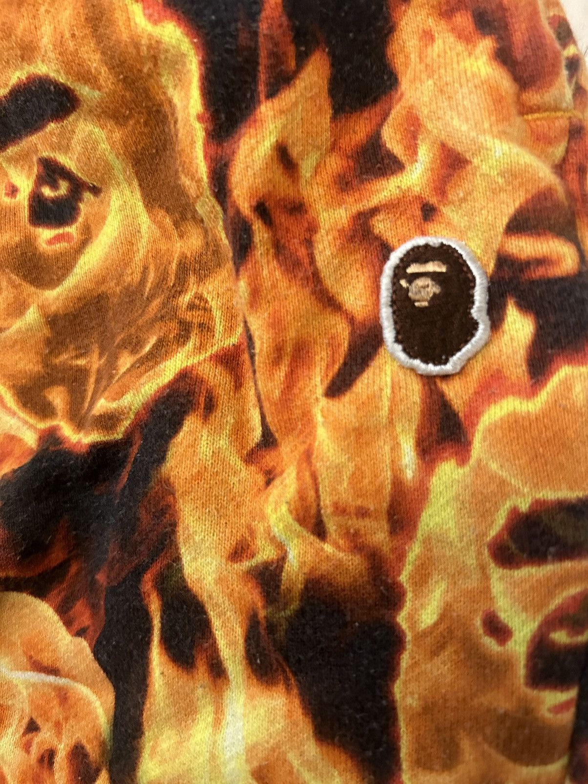 Bape Bape Flame Sweat Shorts Size US 36 / EU 52 - 3 Thumbnail