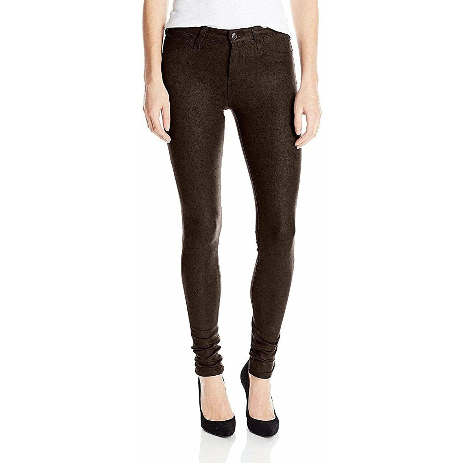 Joe's NEW JOES The Icon Skinny Stretch Cedar Faux Suede Jeans 24 Size 24" / US 00 / IT 34 - 1 Thumbnail