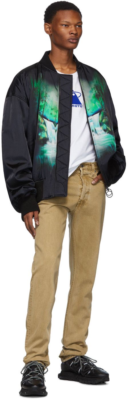 Off-White Off-White Black Waterfall Bomber Jacket Size US S / EU 44-46 / 1 - 6 Thumbnail
