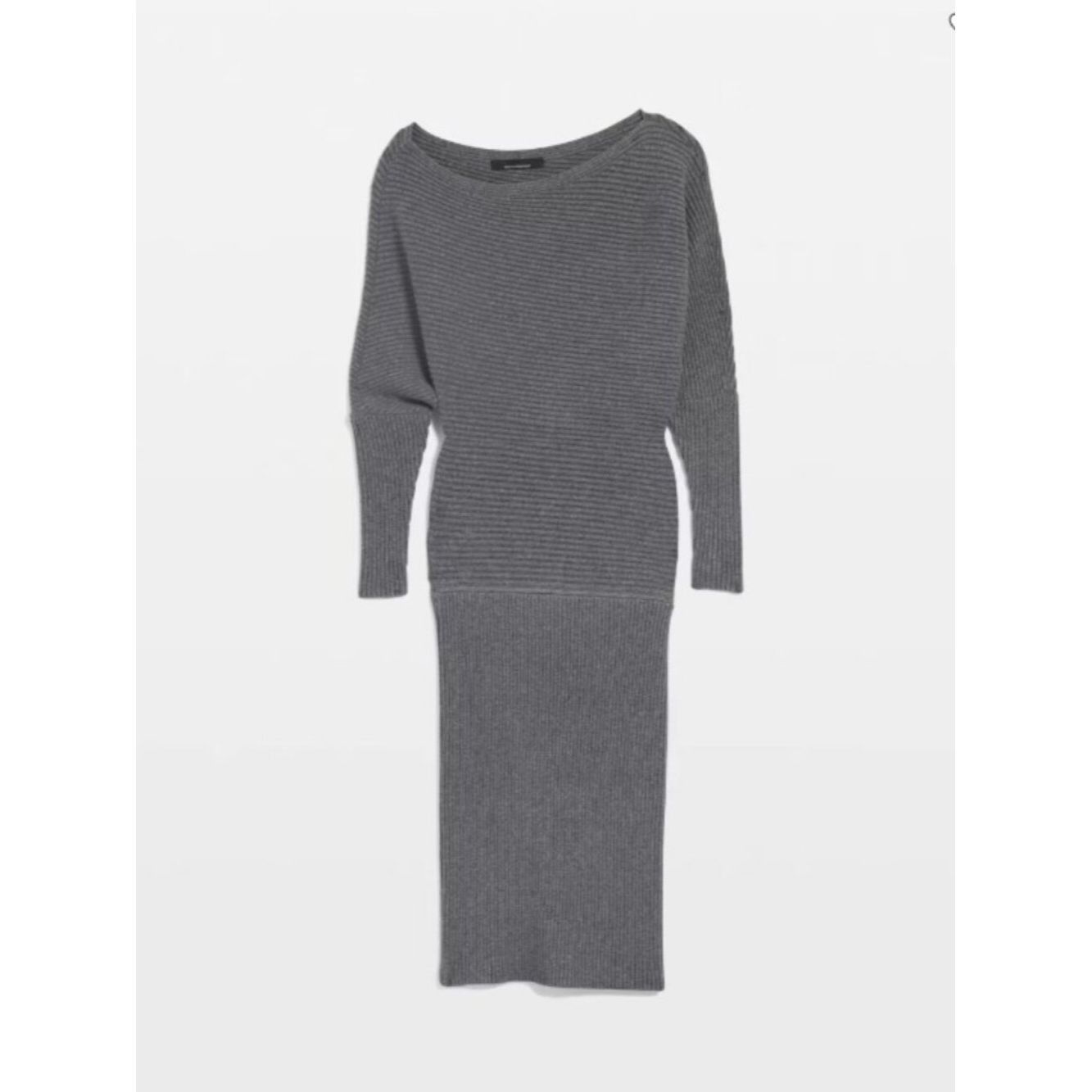 White House Black Market White House Black Market Off-Shoulder Ribbed Grey Sweater D Size XS / US 0-2 / IT 36-38 - 4 Thumbnail