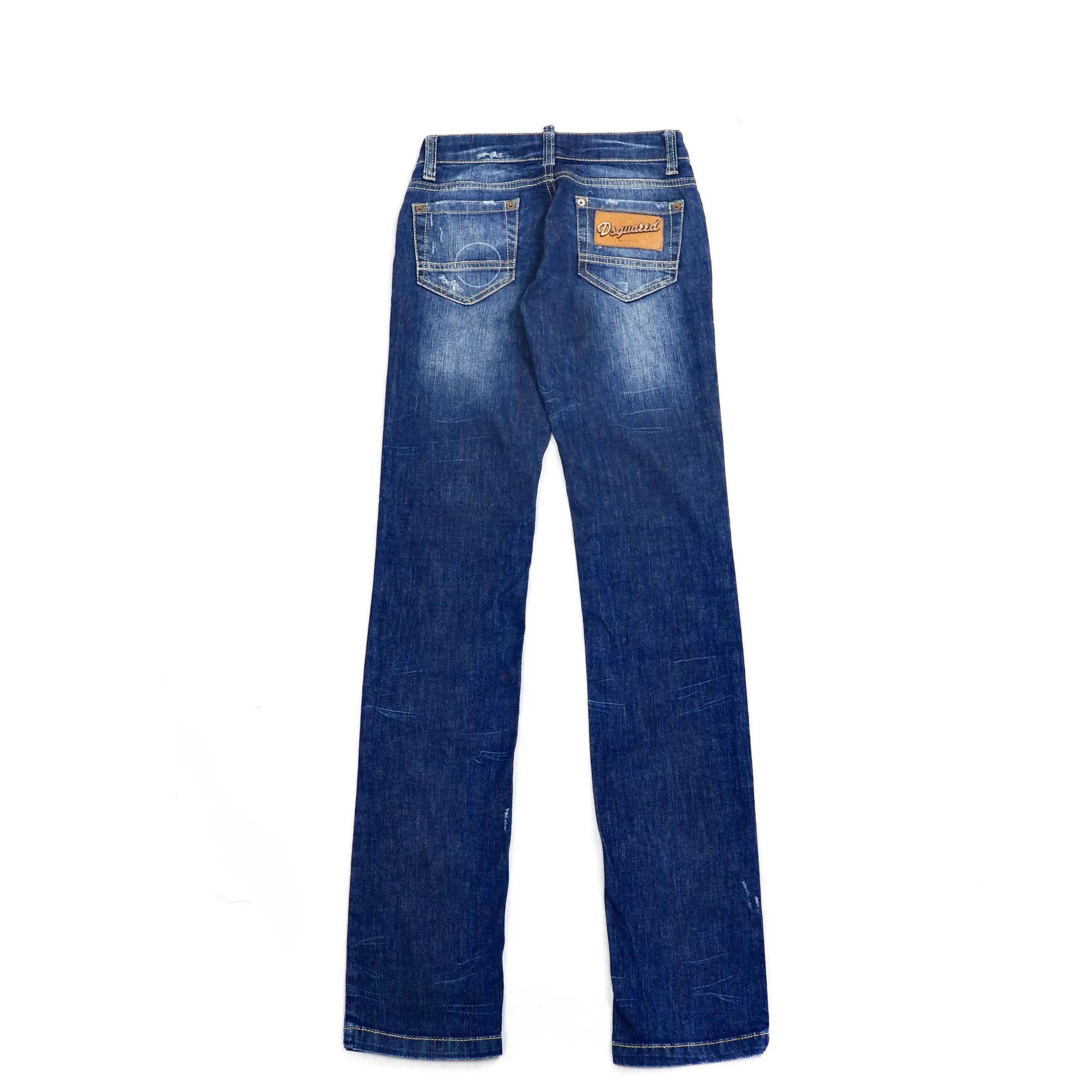 Dsquared2 Vintage Dsquared Skinny Distressed Denim Jeans Size 26" / US 2 / IT 38 - 2 Thumbnail