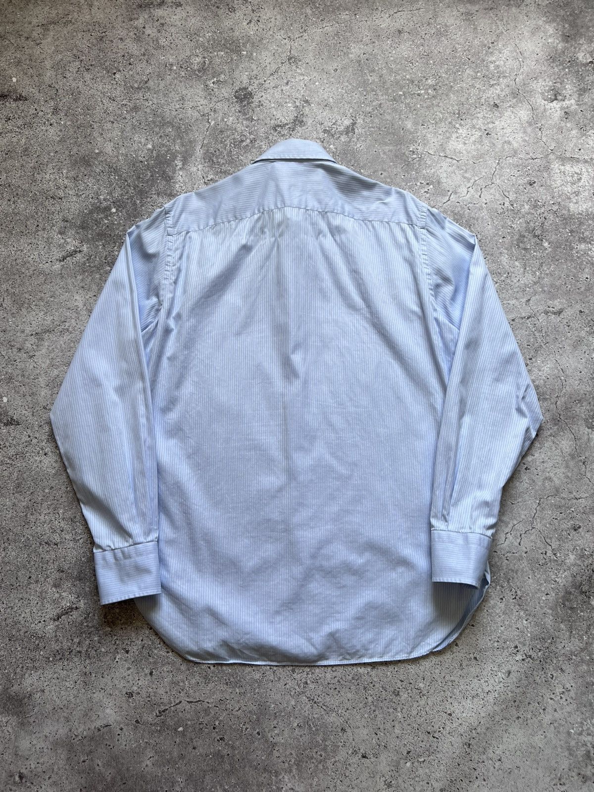 Ermenegildo Zegna Ermenegildo Zegna Classic Cotton Shirt Button Up Slim Fit Size US L / EU 52-54 / 3 - 12 Thumbnail