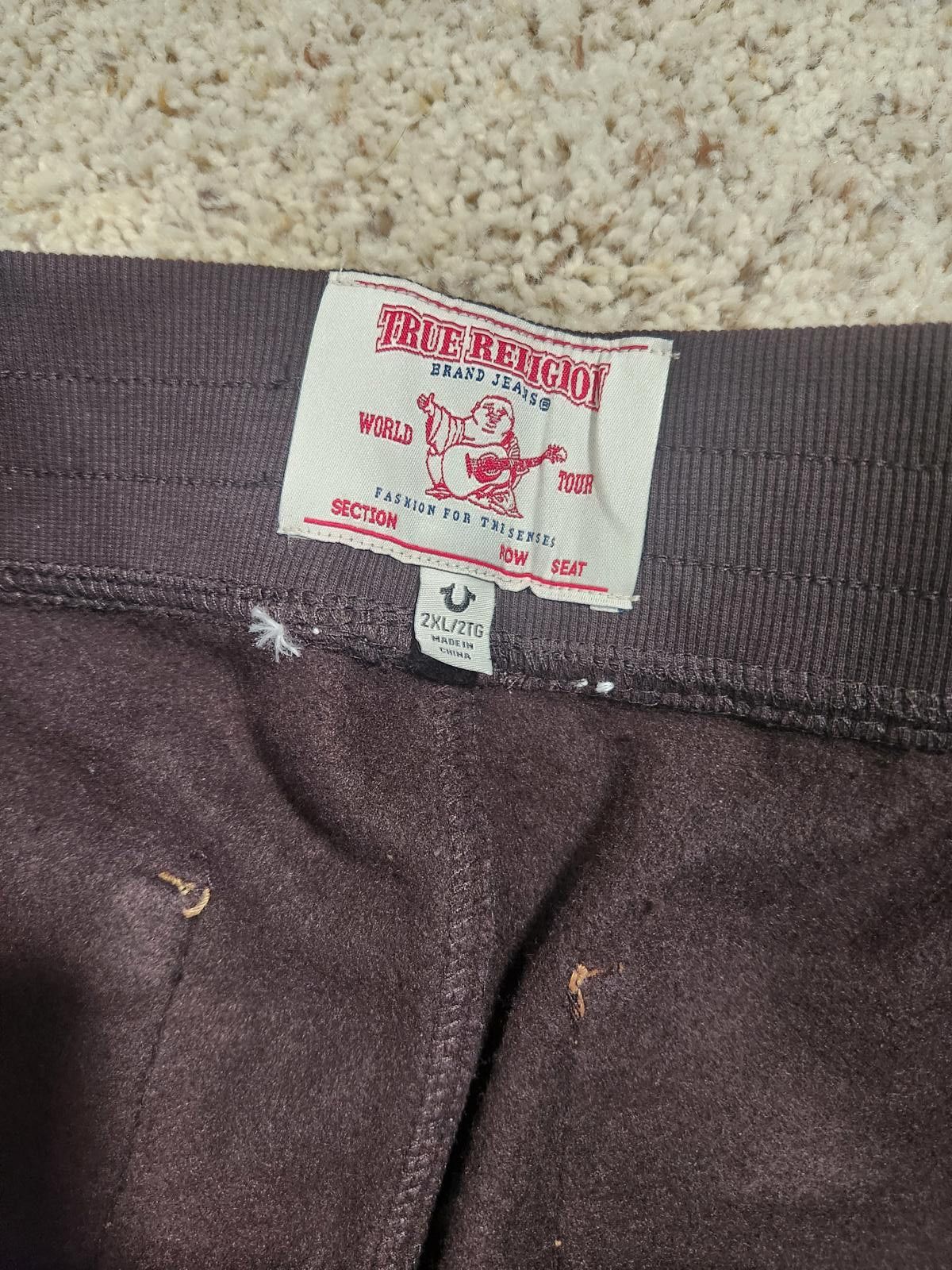 True Religion NEW True Religion Pull-On Flare Jeans Black Anniversary 2XL Size 42" / US 20 - 3 Thumbnail