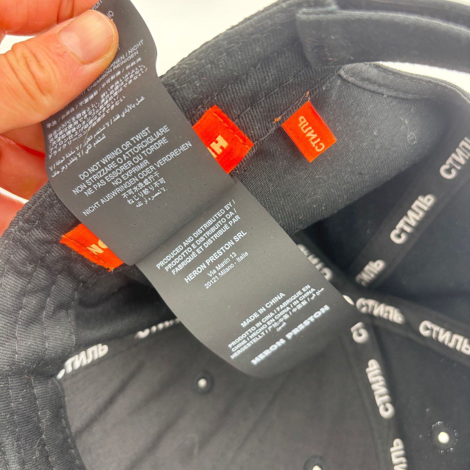 Heron Preston Heron Preston CTNMB Logo Baseball Cap Adjustable Hat Size ONE SIZE - 10 Thumbnail