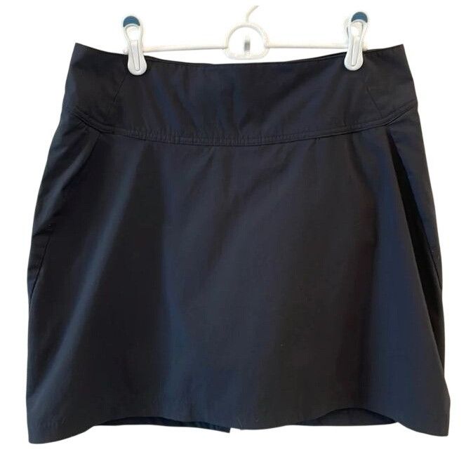 Royal Robbins Royal Robbins Women's 8 Black Nylon Skort, Stretch Zip Pocke Size 30" / US 8 / IT 44 - 9 Thumbnail