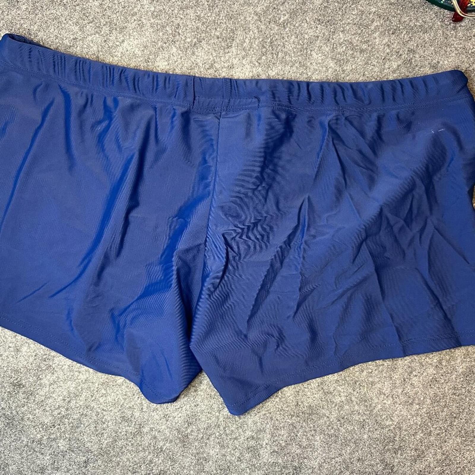 Other Go Softwear Men’s Swim Trunks – Blue/White – Fits M/L Size US 32 / EU 48 - 5 Thumbnail