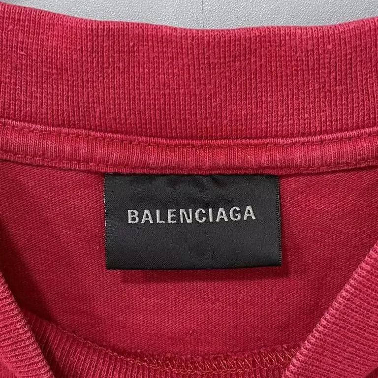 Balenciaga Balenciaga Red flame crackle short sleeve Size US XS / EU 42 / 0 - 5 Thumbnail