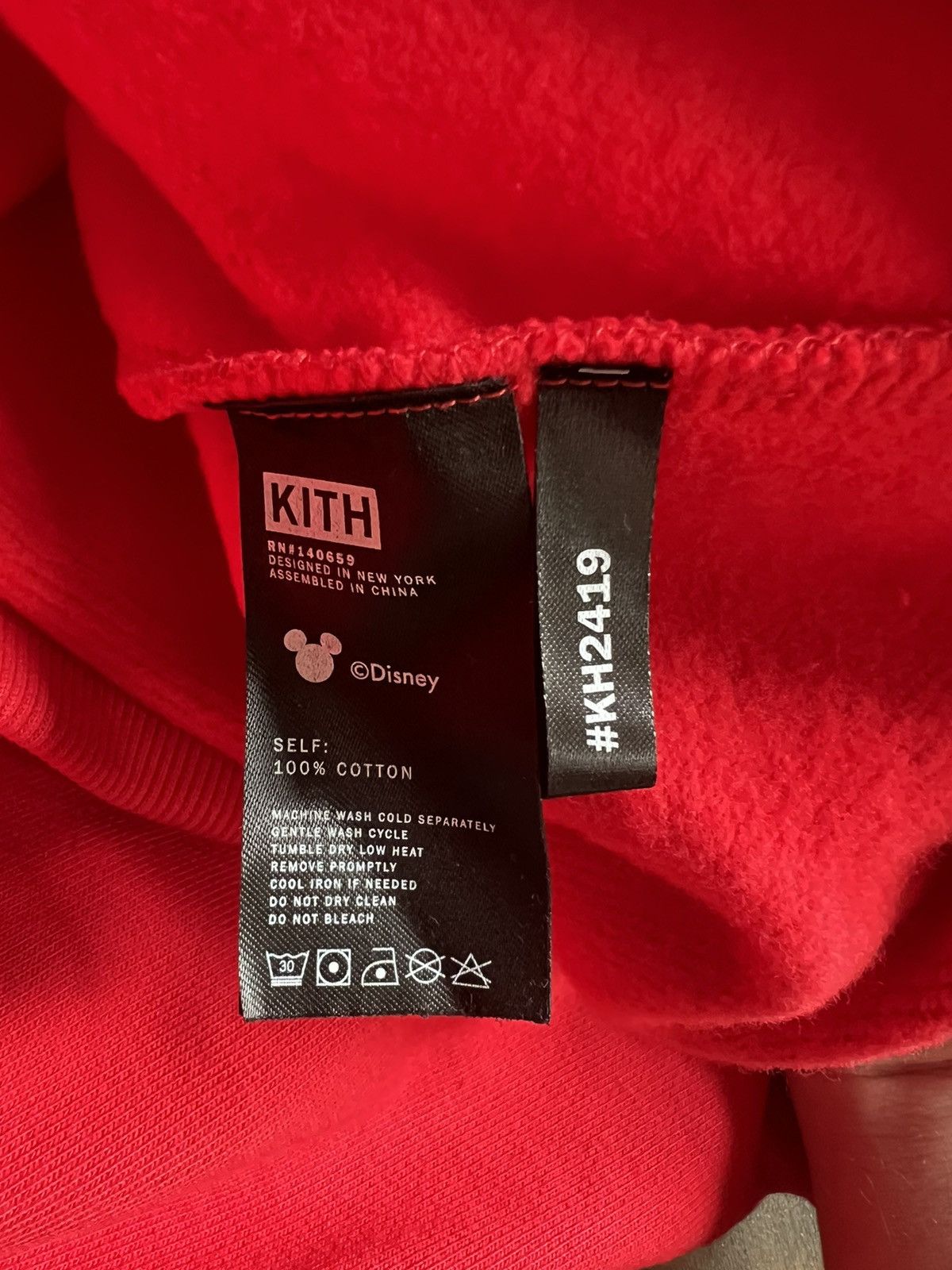 Disney × Kith KITH x Disney Red Sleeve Patches Hoodie FW19 NEW Size US S / EU 44-46 / 1 - 10 Thumbnail