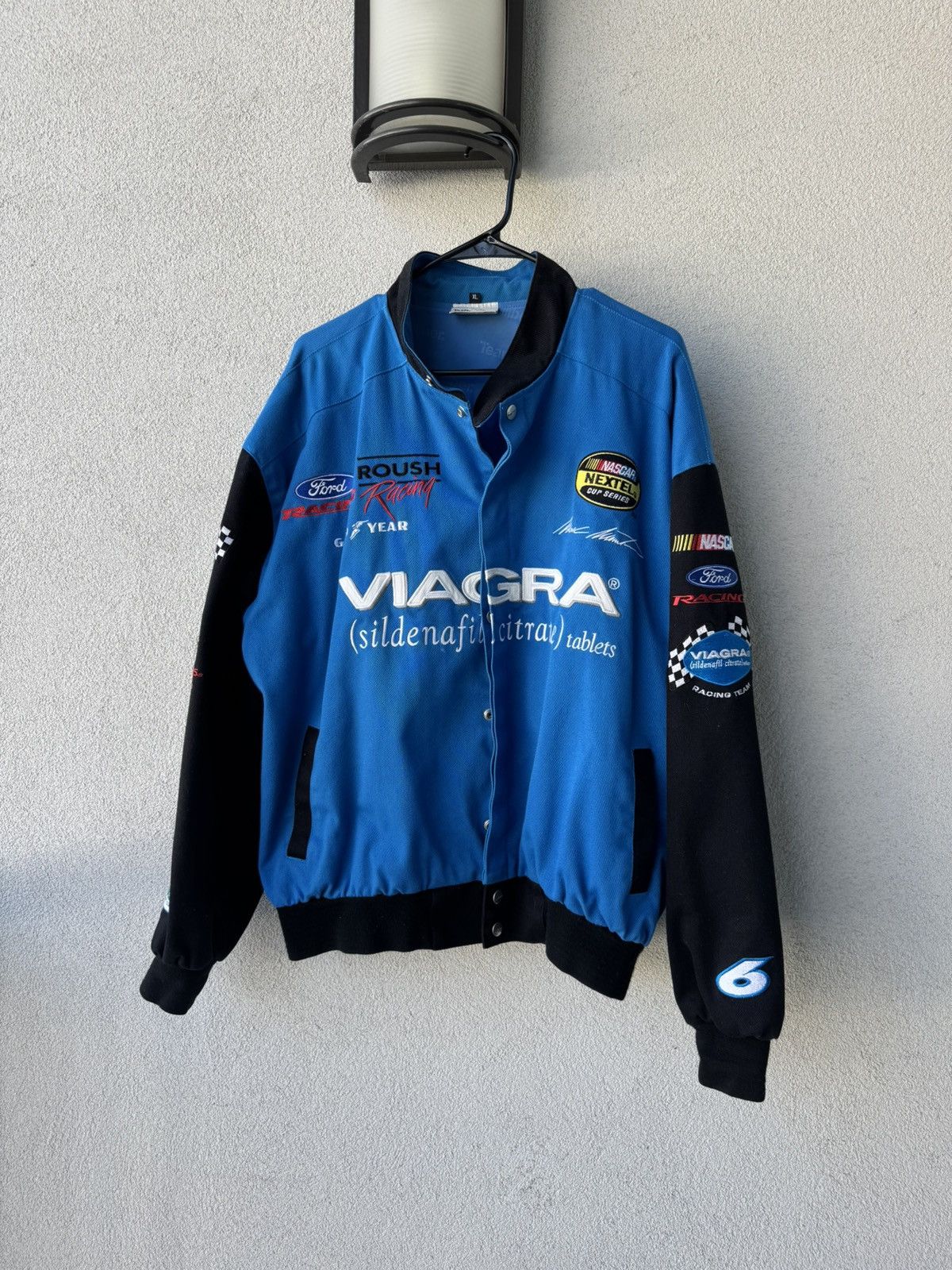 NASCAR × Vintage Viagra Nascar Jacket Size US XL / EU 56 / 4 - 1 Thumbnail