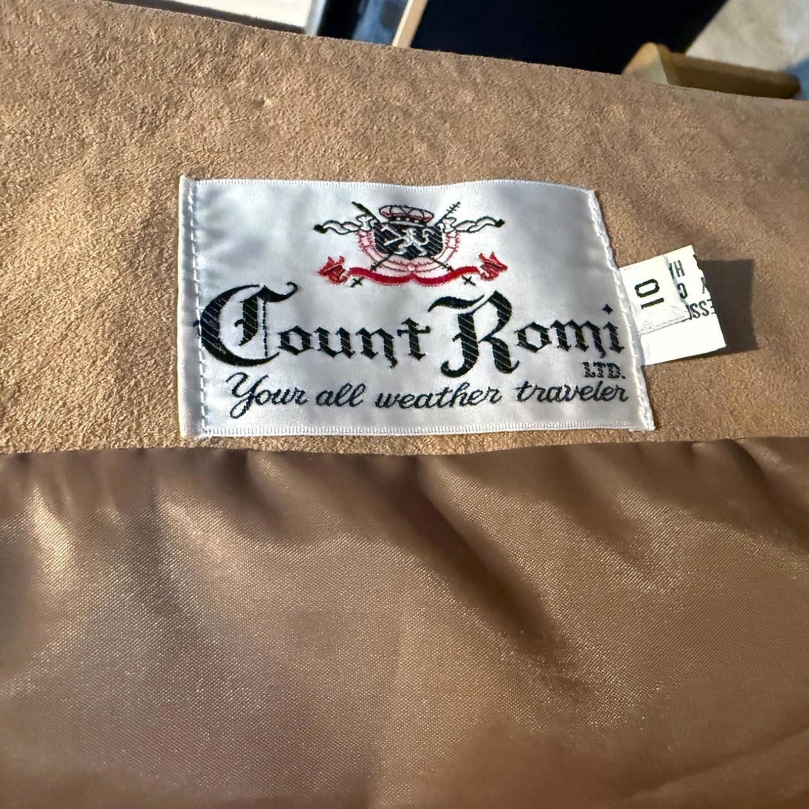 Other Count Romi Women's Tan Ultrasuede Jacket Size M Size M / US 6-8 / IT 42-44 - 3 Thumbnail