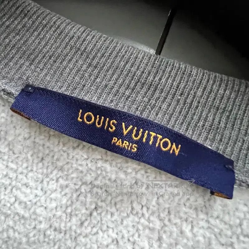 Louis Vuitton Louis Vuitton Gray Cotton Long Sleeve Sweatshirt . Size US L / EU 52-54 / 3 - 2 Thumbnail