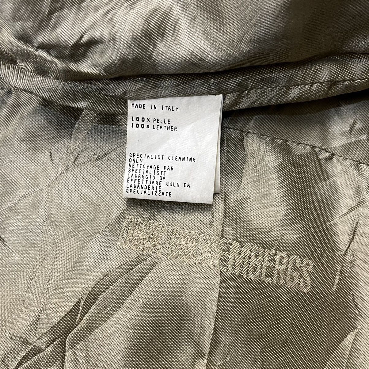 Dirk Bikkembergs × Vintage Vintage Dirk Bikkembergs Blazer leather Size US M / EU 48-50 / 2 - 14 Thumbnail