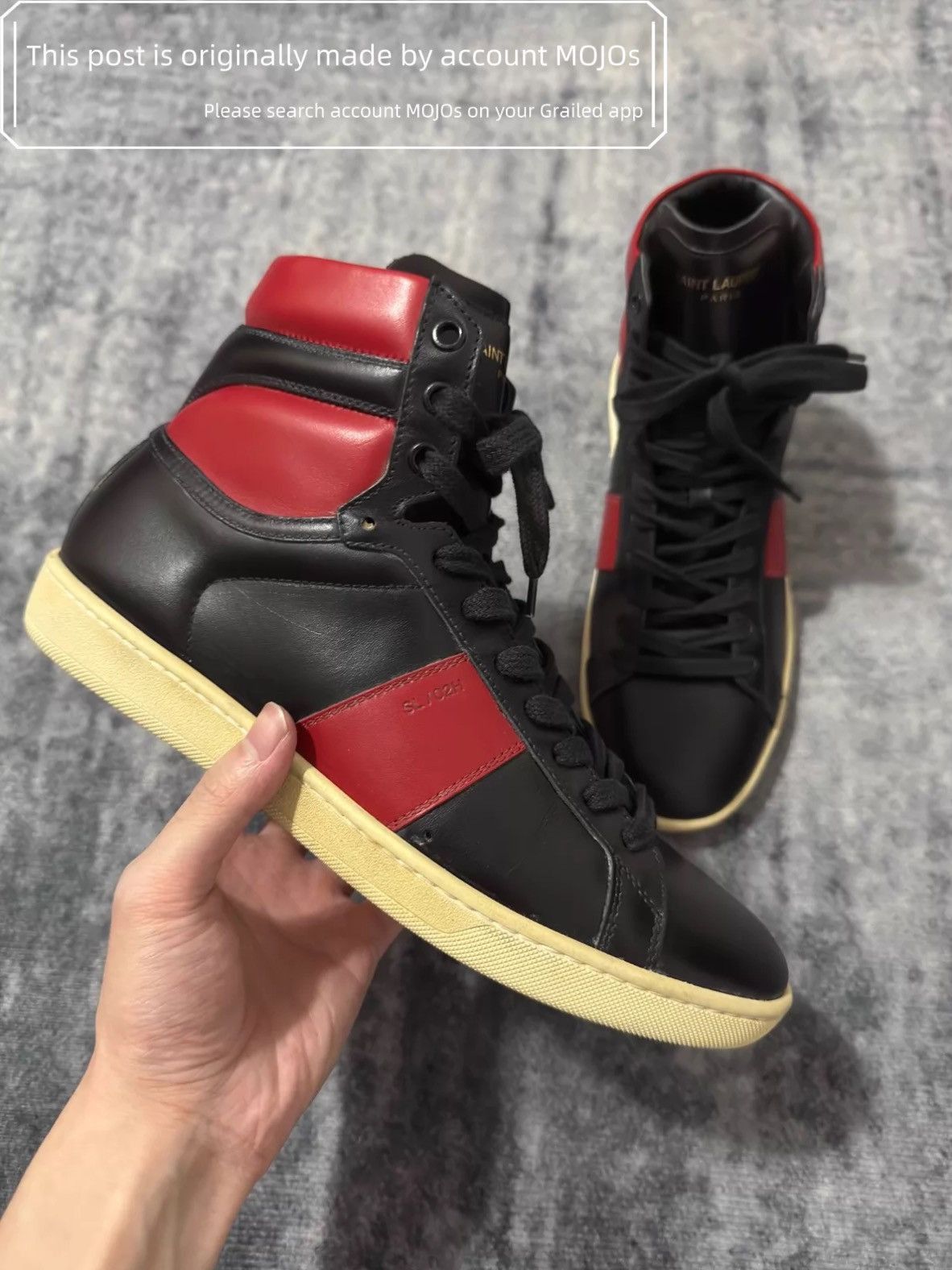 Japanese Brand × Saint Laurent Paris × Vintage Slp Studded Sneaker