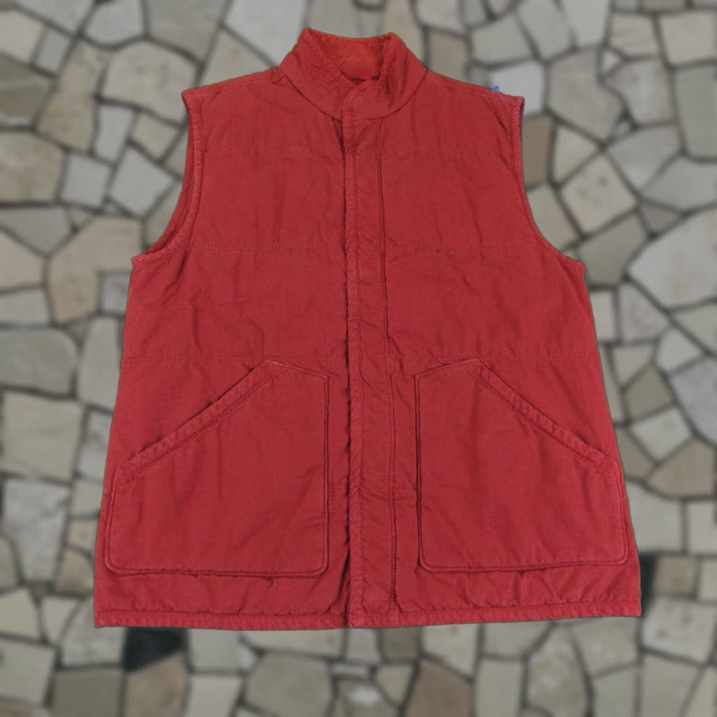 Lucky Brand VINTAGE Lucky Brand Men’s Vest Quilted Thermal Lined Snap Front Casual Small Red Outdoor Size US S / EU 44-46 / 1 - 1 Thumbnail