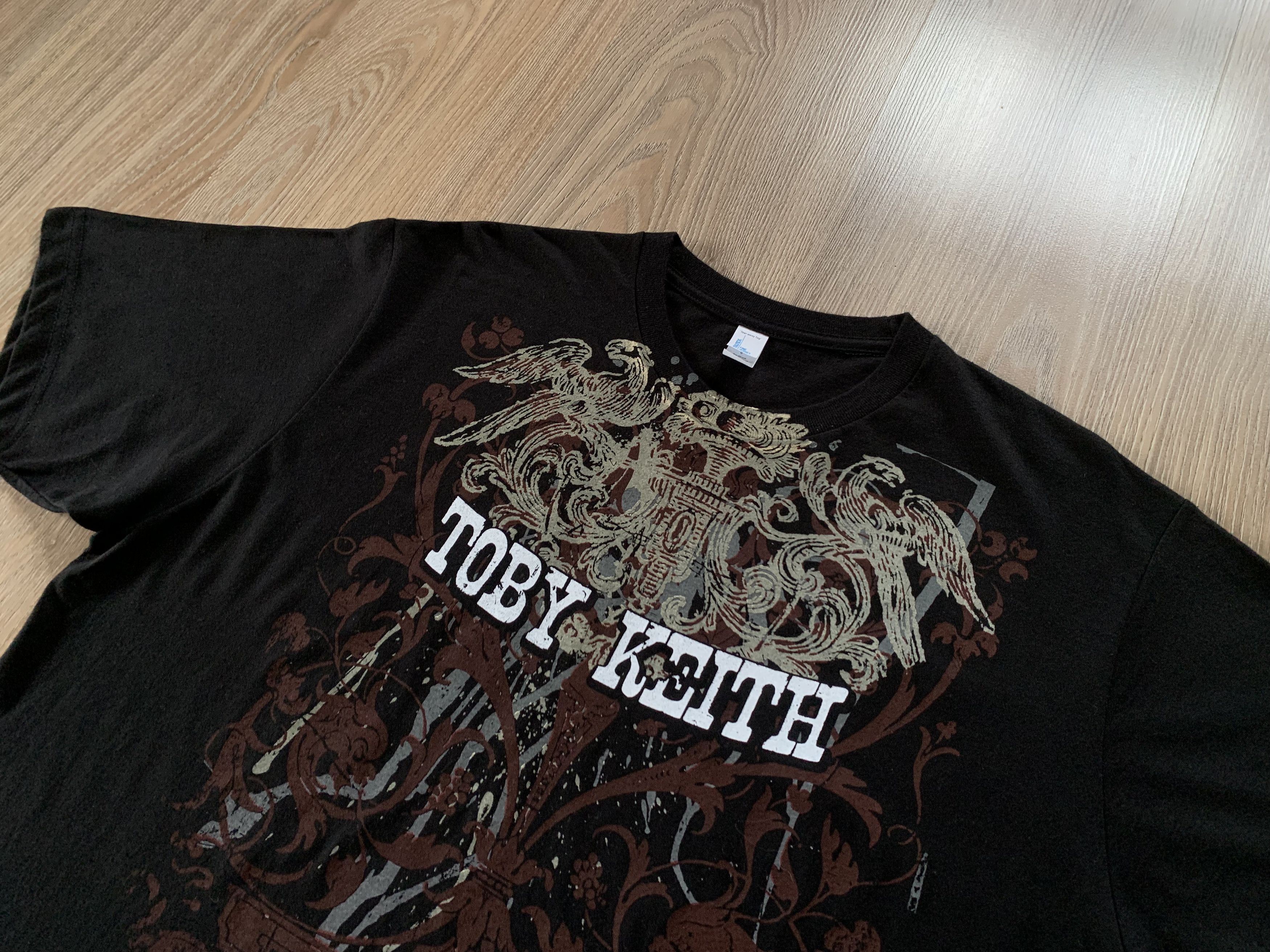 Band Tees Toby Keith Toughest Tour 2009 Cotton T Shirt Size US L / EU 52-54 / 3 - 5 Thumbnail
