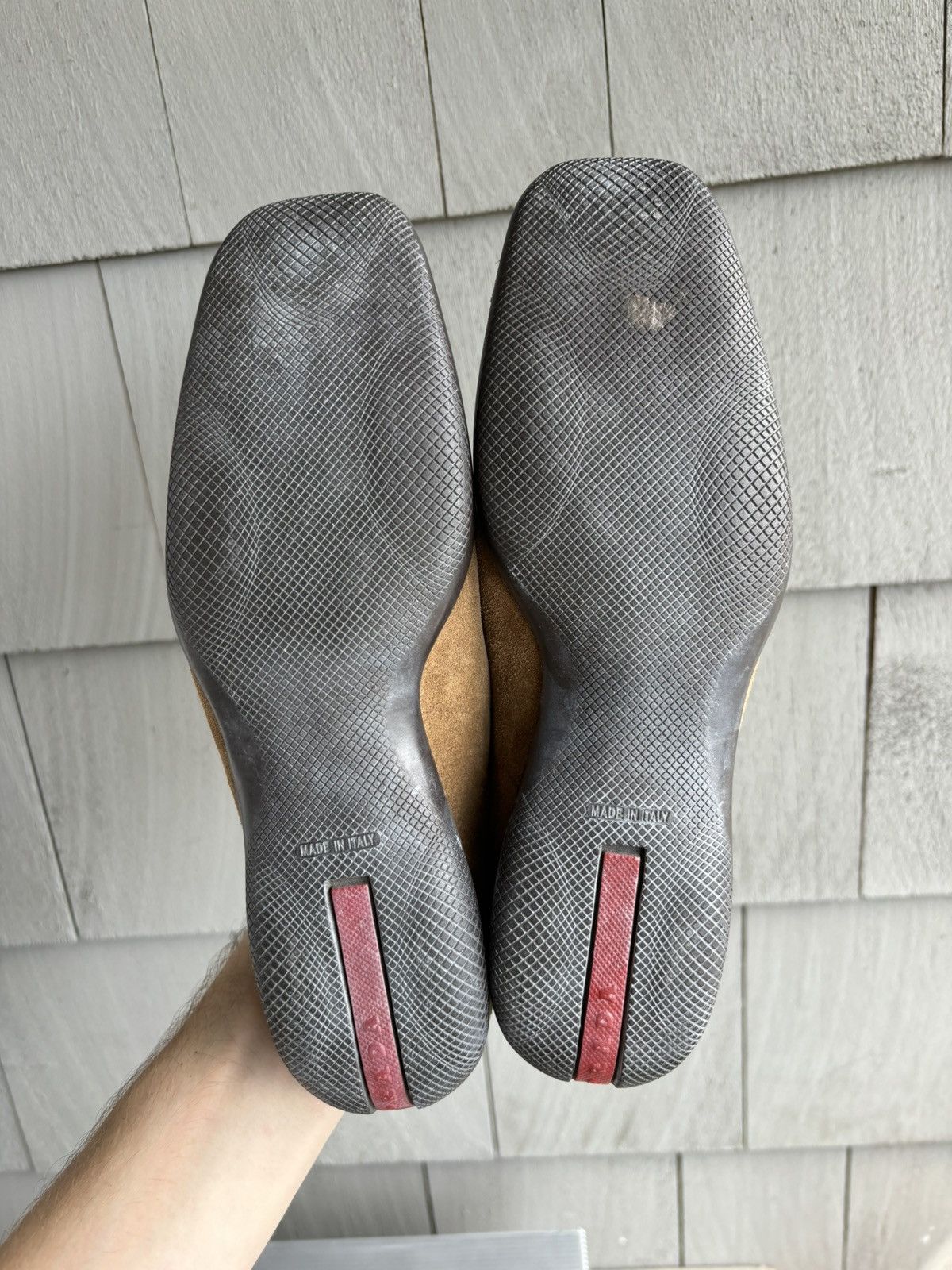 Prada × Vintage 2001 Prada Sport Mules Suede Vintage Square Toe 90s Sneaker Size US 6.5 / IT 36.5 - 11 Thumbnail