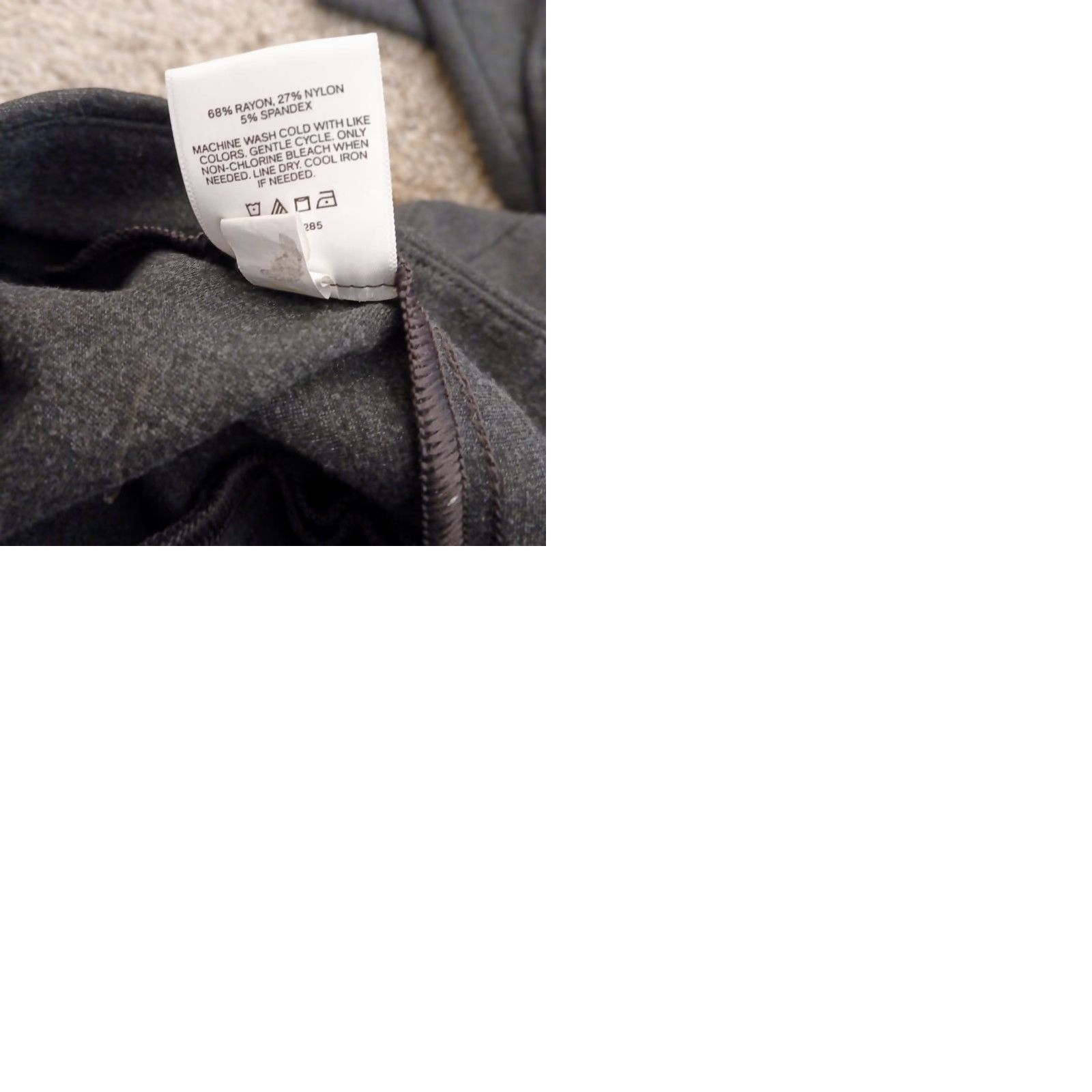 Express Express Columnist Ankle Pants Womens Small Gray Pull On High Rise 26x24 Size 28" / US 6 / IT 42 - 9 Thumbnail