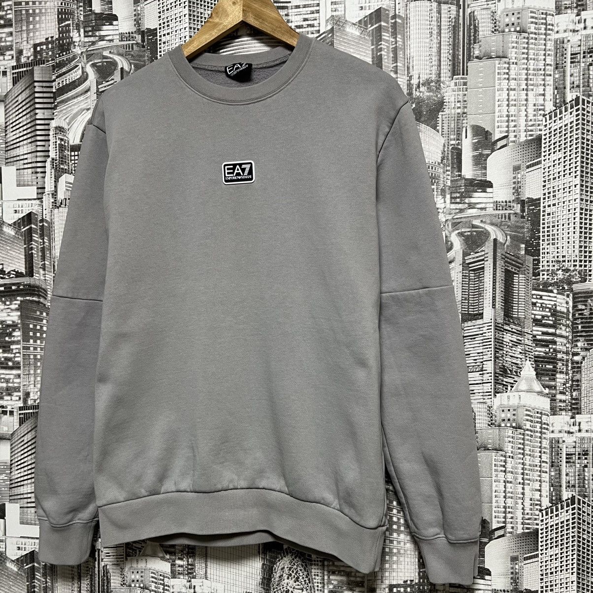 Emporio Armani Emporio Armani Center Logo Jumper Sweatshirt Gray Size L Size US L / EU 52-54 / 3 - 3 Thumbnail