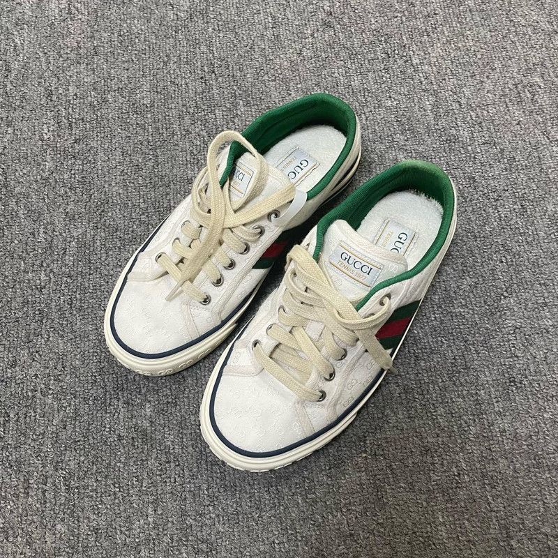 Gucci Gucci Tennis 1977 Retro Low-Top Sneakers 0079 Size US 7.5 / EU 40-41 - 1 Thumbnail