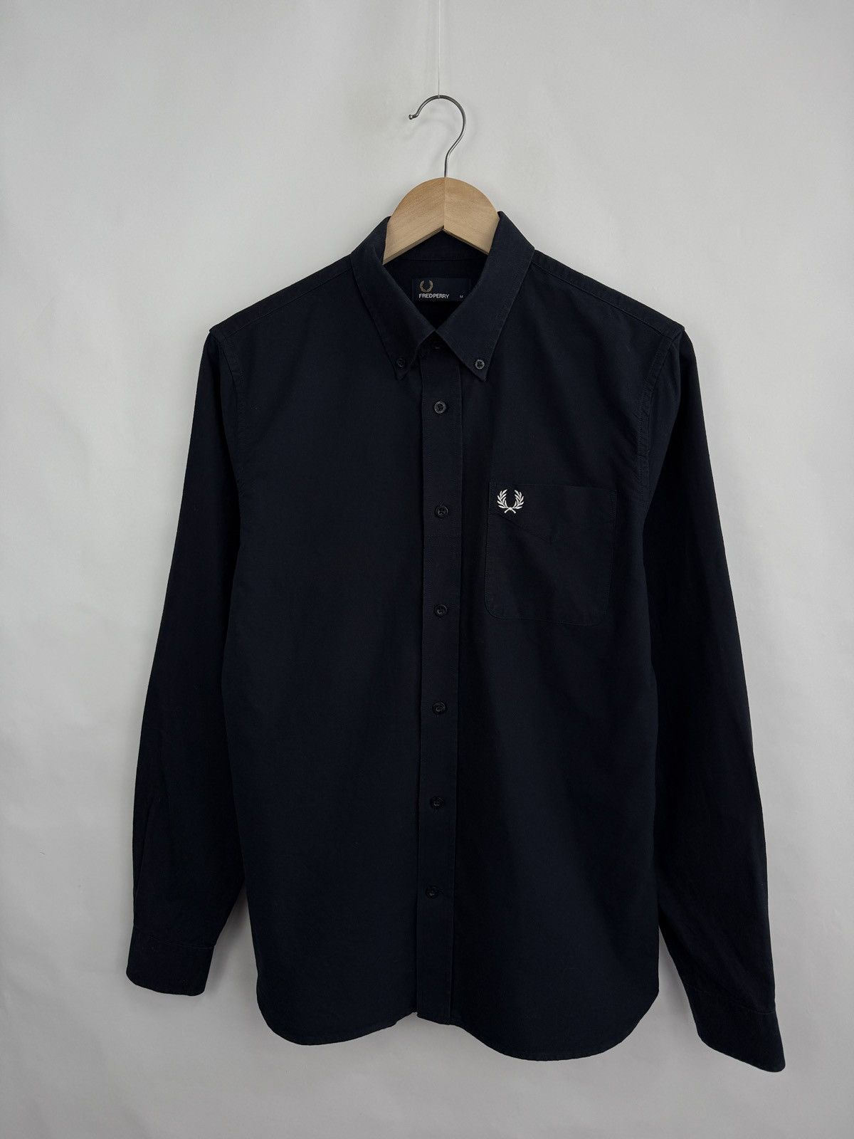 Fred Perry 🇬🇧 Fred Perry Oxford Shirt Embroidered Logo Rare Retro Size US M / EU 48-50 / 2 - 6 Thumbnail