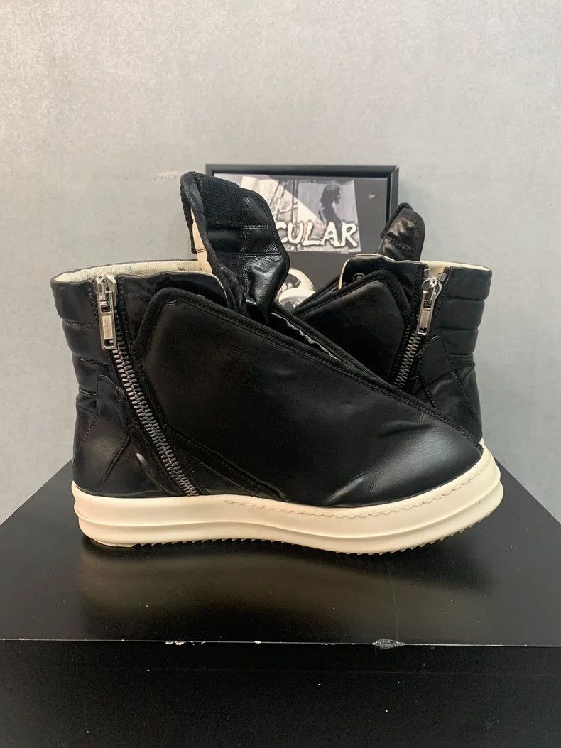 Rick Owens rick owens 17 FW leather face show black face white bottom Size US 9 / EU 42 - 5 Thumbnail