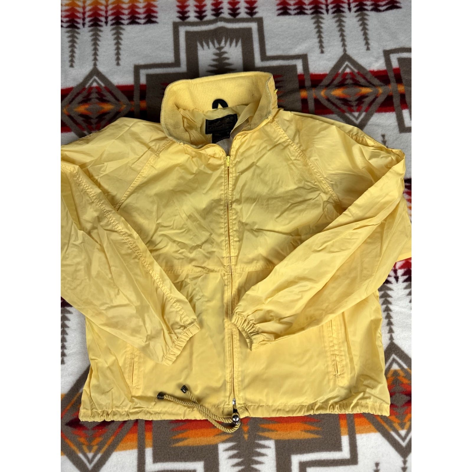 Eddie Bauer VINTAGE Eddie Bauer Windbreaker Jacket Mens L Yellow 90s Size US L / EU 52-54 / 3 - 3 Thumbnail