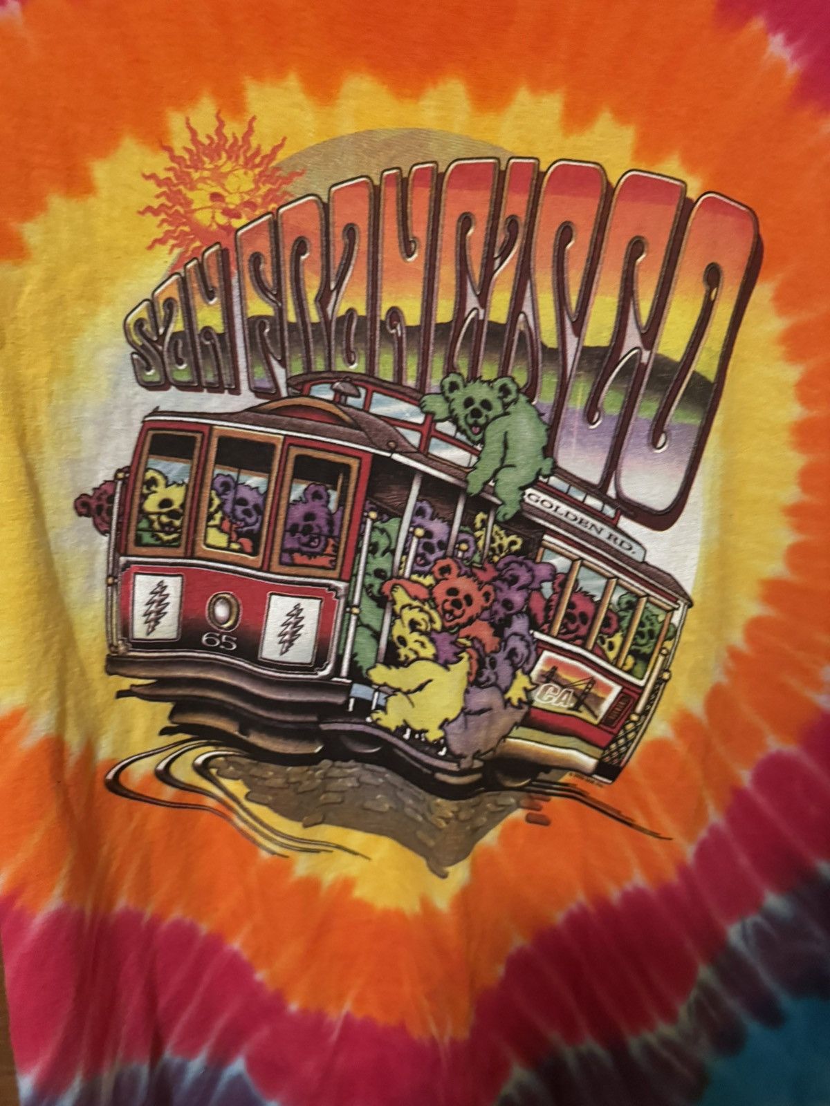 Grateful Dead Grateful Dead Tie Dye Coast to Coast Tee Size US XL / EU 56 / 4 - 3 Thumbnail