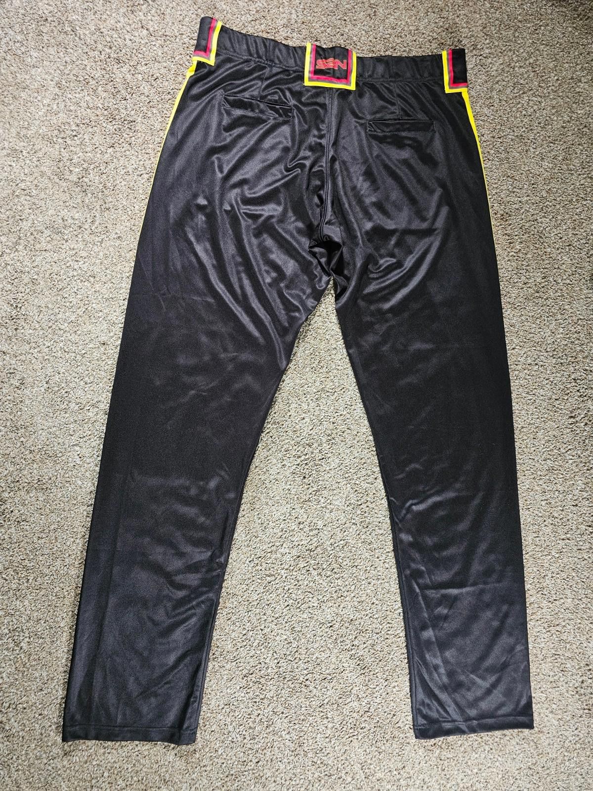 Diesel Black Gold SZN athletic pants size 42x38 Black With Red/yellow Stripes Size US 32 / EU 48 - 6 Thumbnail