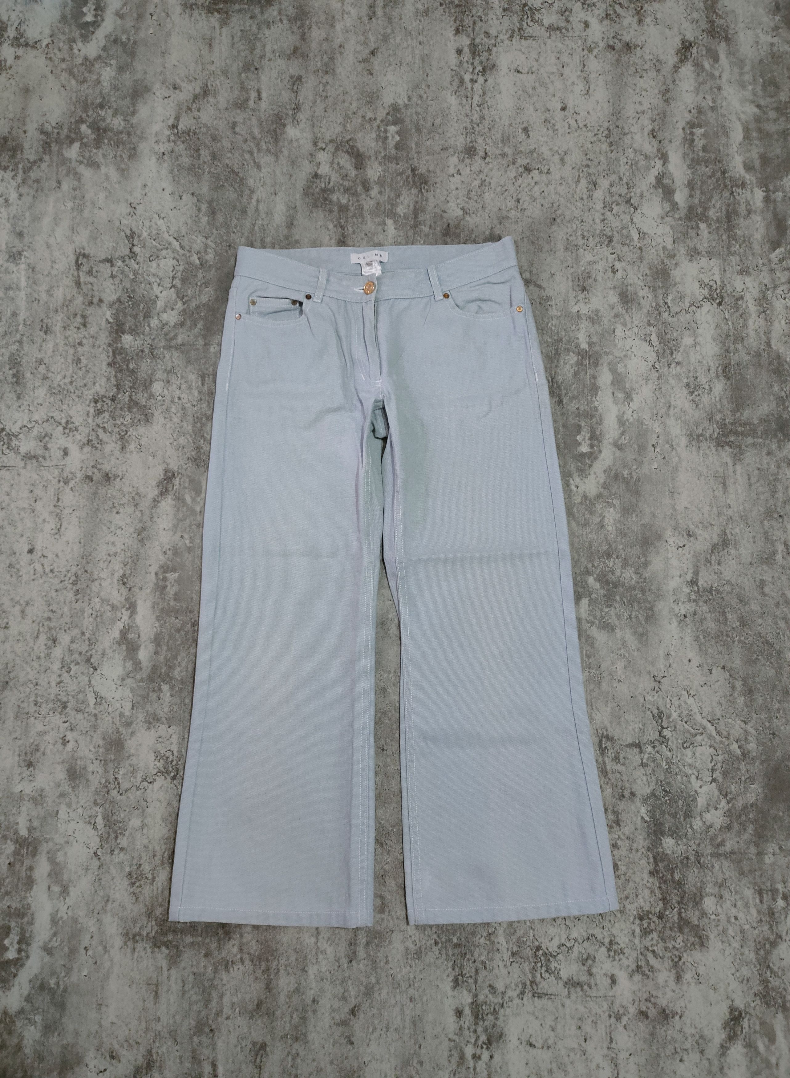 Celine Celine Modele Depose Croppeds jeans Size 29" - 2 Thumbnail