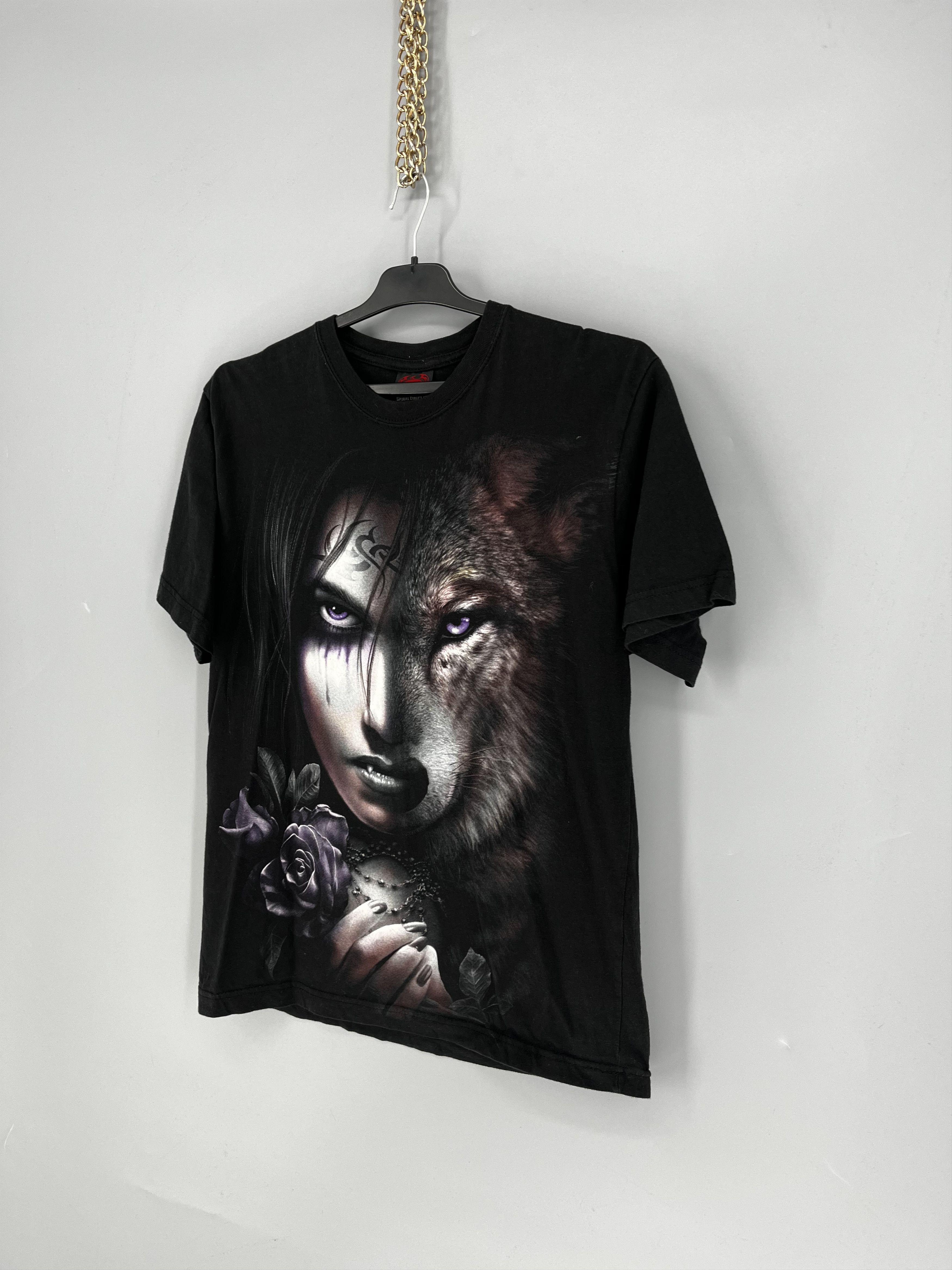 Other Vintage 90s Wolf Face Boxy Fit Tee Toys Rock Spiral Size M Size US M / EU 48-50 / 2 - 3 Thumbnail