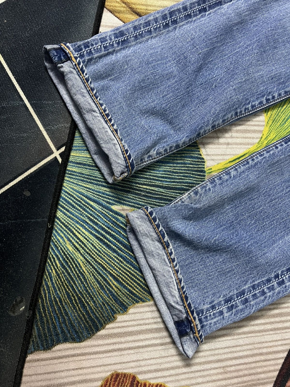Japanese Brand 💥Vintage Johnbull Selvedge Faded Jean Size US 29 - 7 Thumbnail
