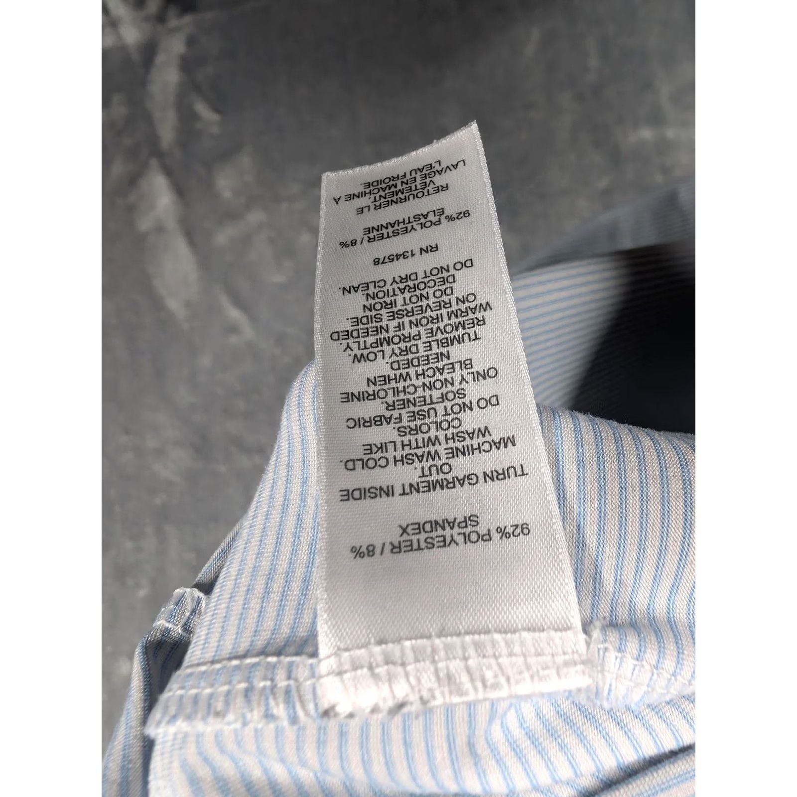 Vineyard Vines Vineyard Vines Polo Shirt Men 2XL Blue Stripe Performance Golf Stretch Short Sleeve Classic Collared Logo Whale Ventured Shirts Size US XXL / EU 58 / 5 - 7 Thumbnail