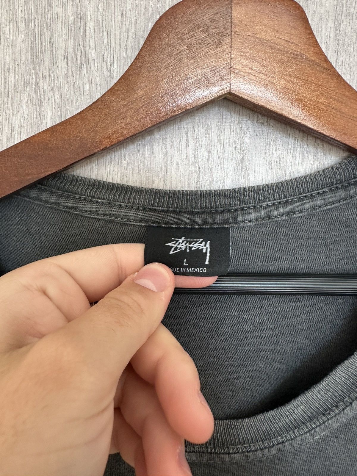 Stussy Stussy 8 Ball Pool Shirt Size XL 2000s Faded Gray Size US L / EU 52-54 / 3 - 7 Thumbnail