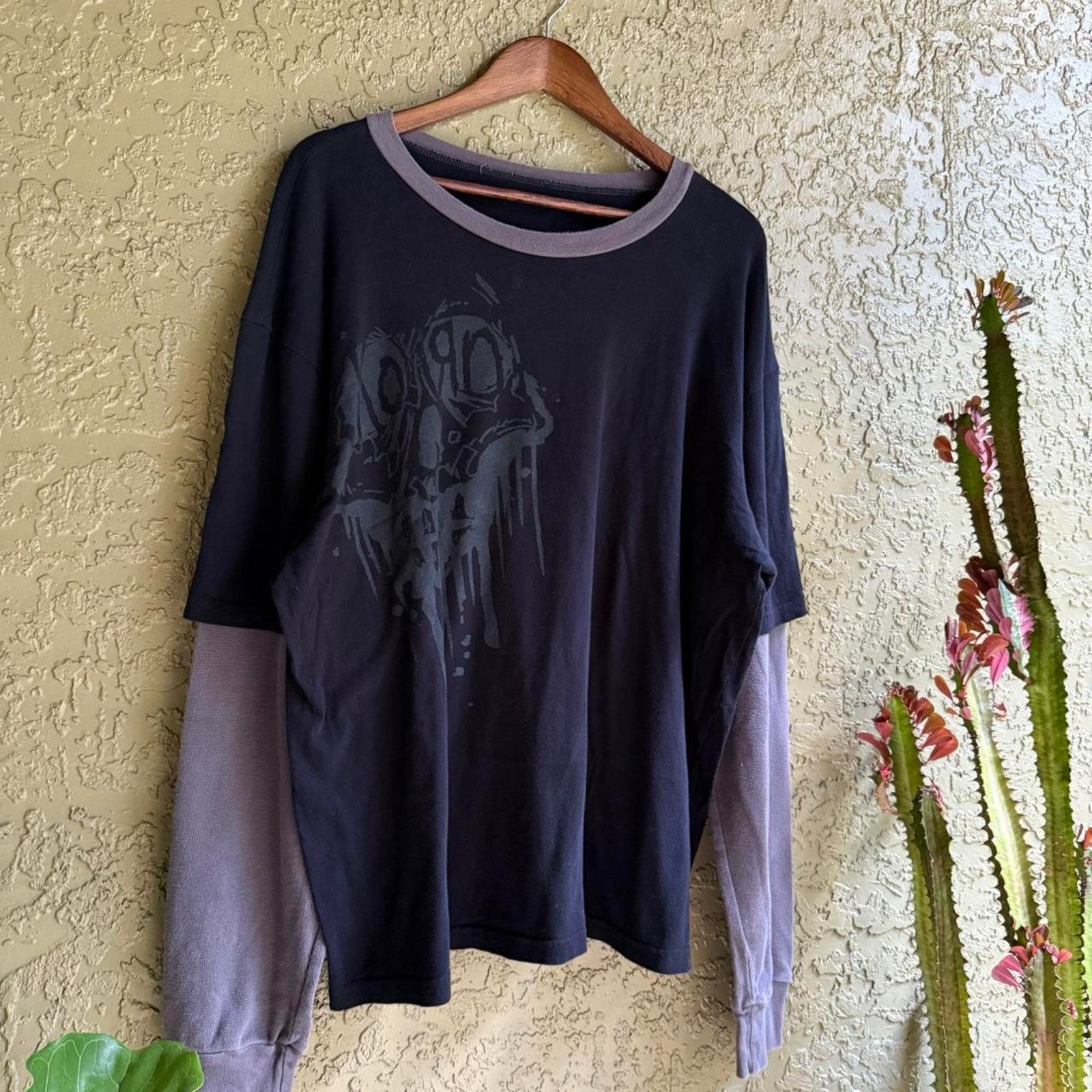 Giant Rare Vintage Korn Skull Thermal Men's XL Shirt Size US XL / EU 56 / 4 - 1 Thumbnail