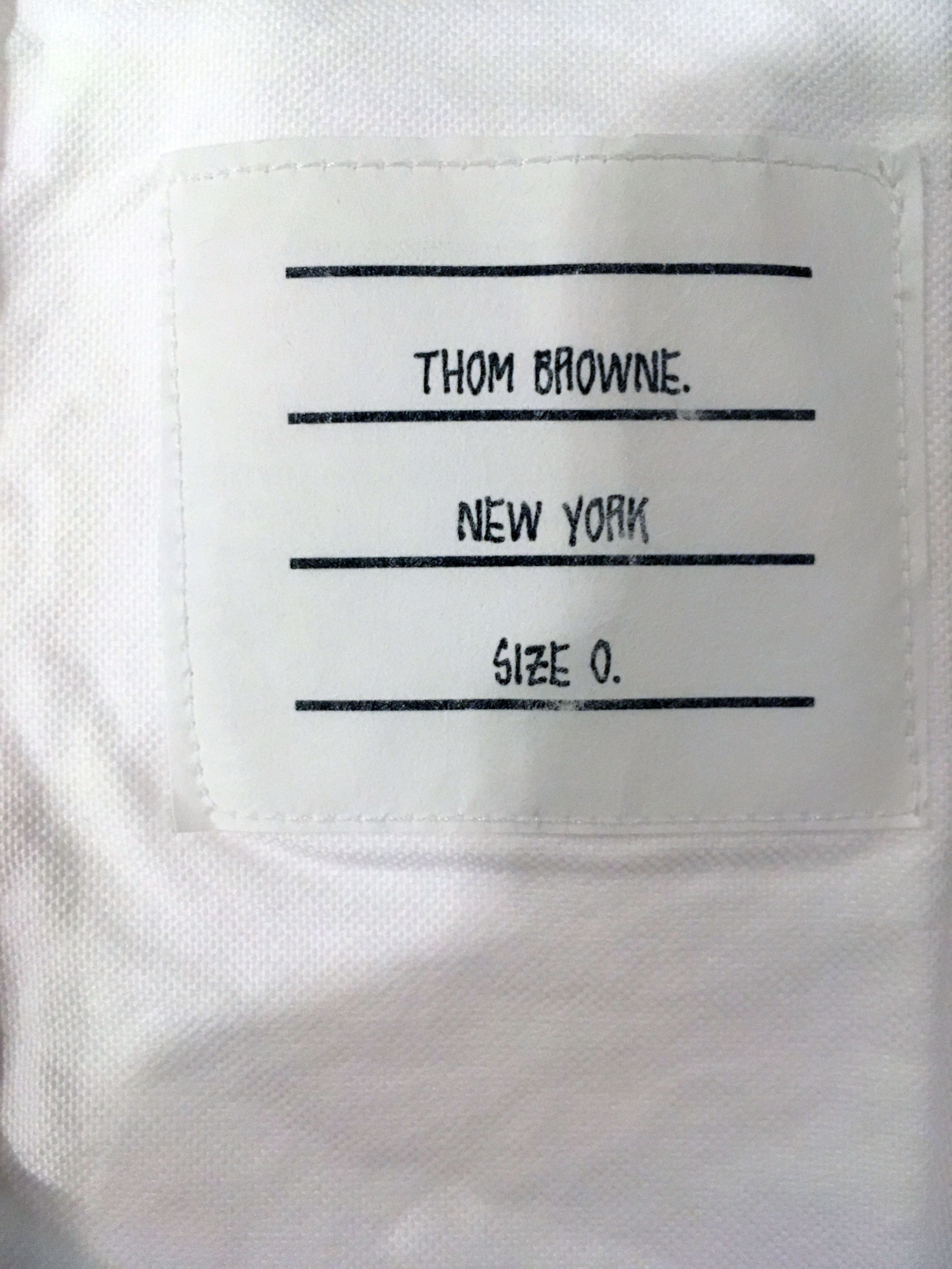 Thom Browne NWT Thom Browne Classic Oxford Shirt Size US XS / EU 42 / 0 - 3 Thumbnail