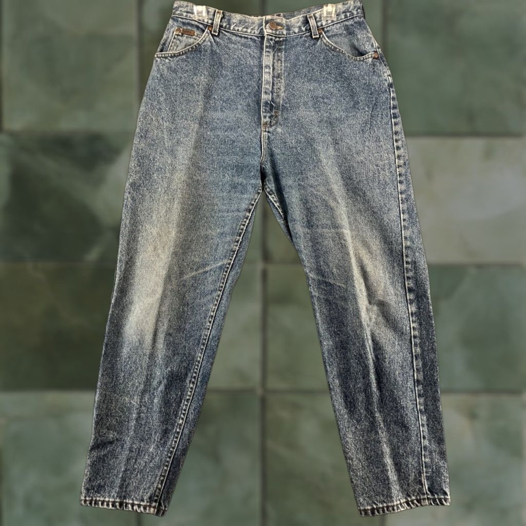 Lee VINTAGE Lee Jeans Womens 16P Blue 5-Pocket Denim Mom 90s Retro Petite Petite Size 38" / US 16 / IT 52 - 1 Thumbnail